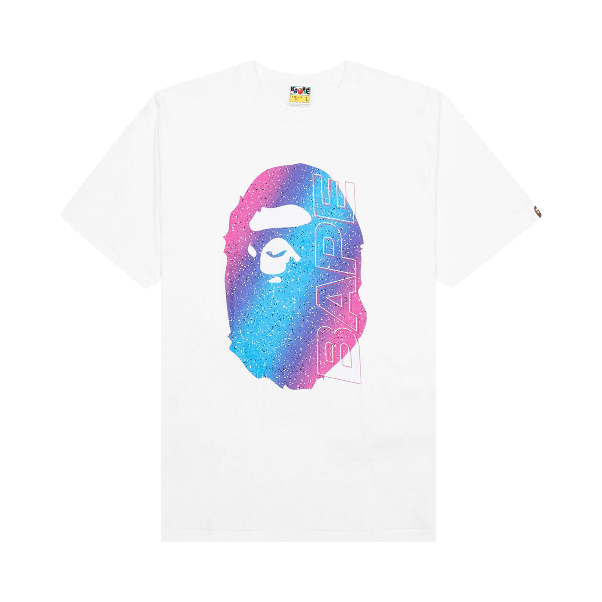 BAPE Electro Neon Tee 'White'