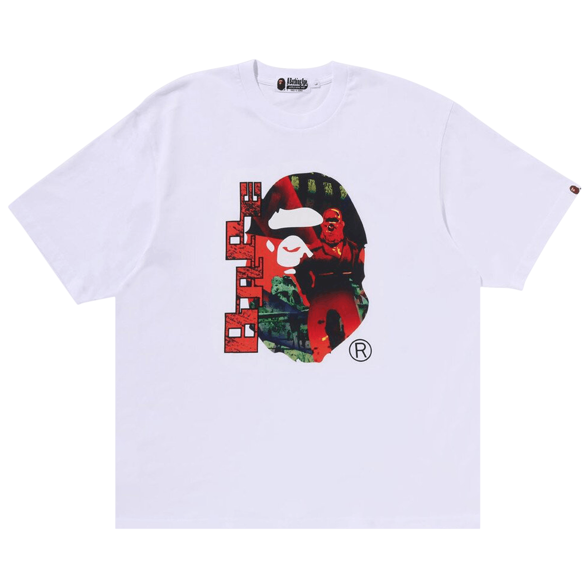 BAPE Head Graphic Tee 'White'