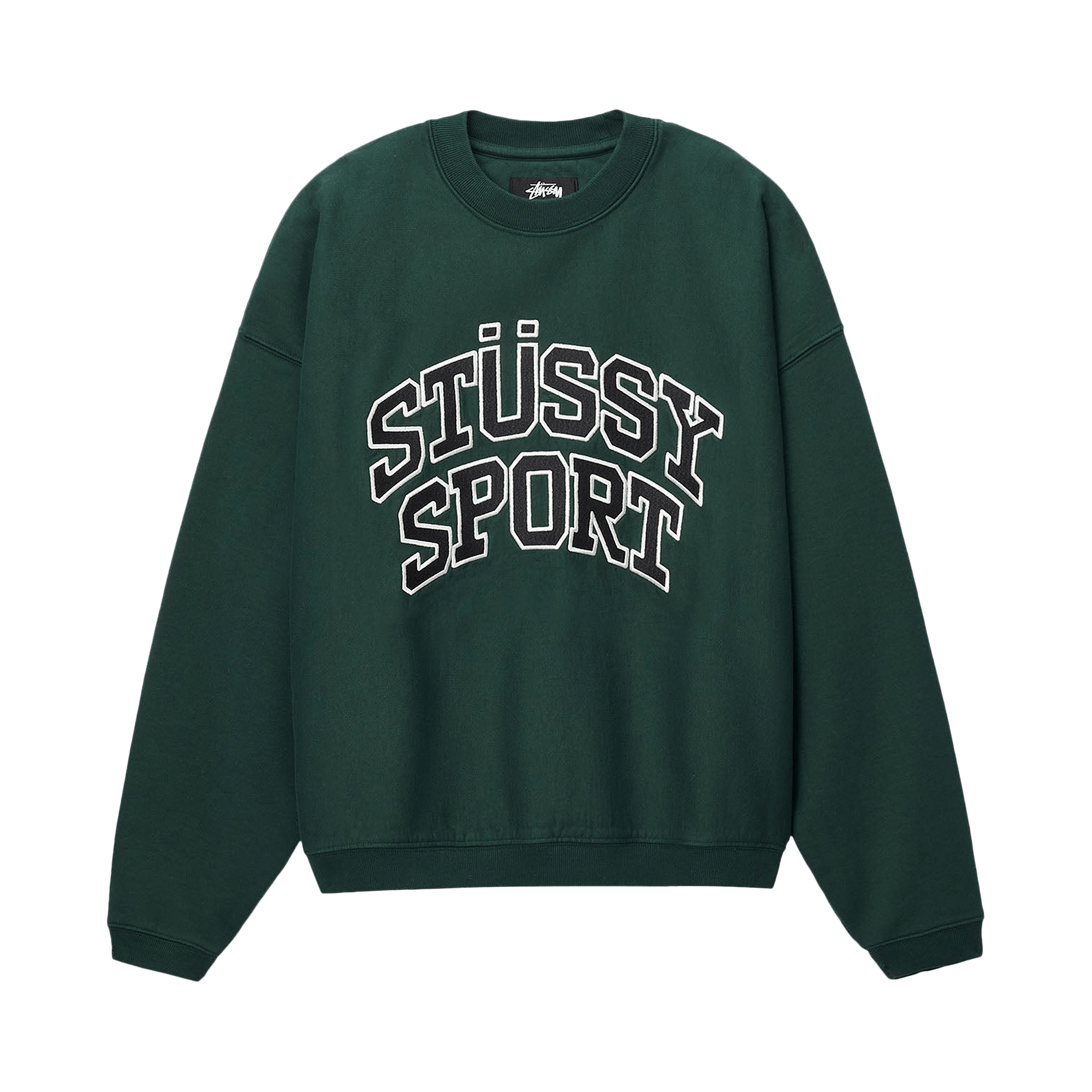 Stussy Sport Relaxed Oversized Crew 'Pine'