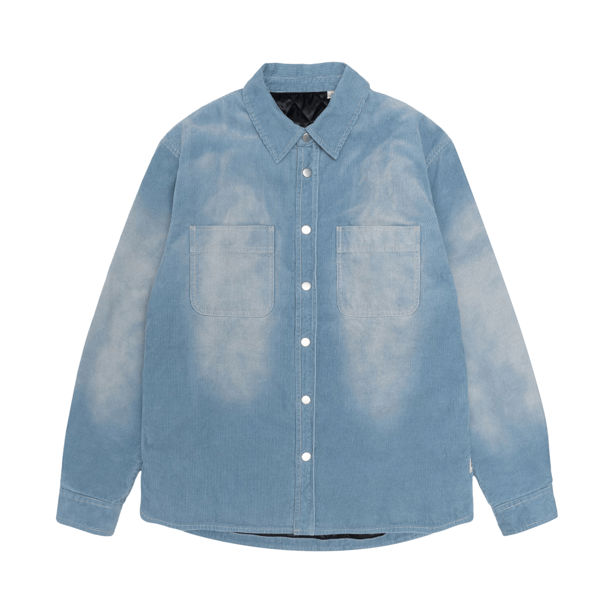 Stussy Faded Corduroy Overshirt 'Denim Blue'