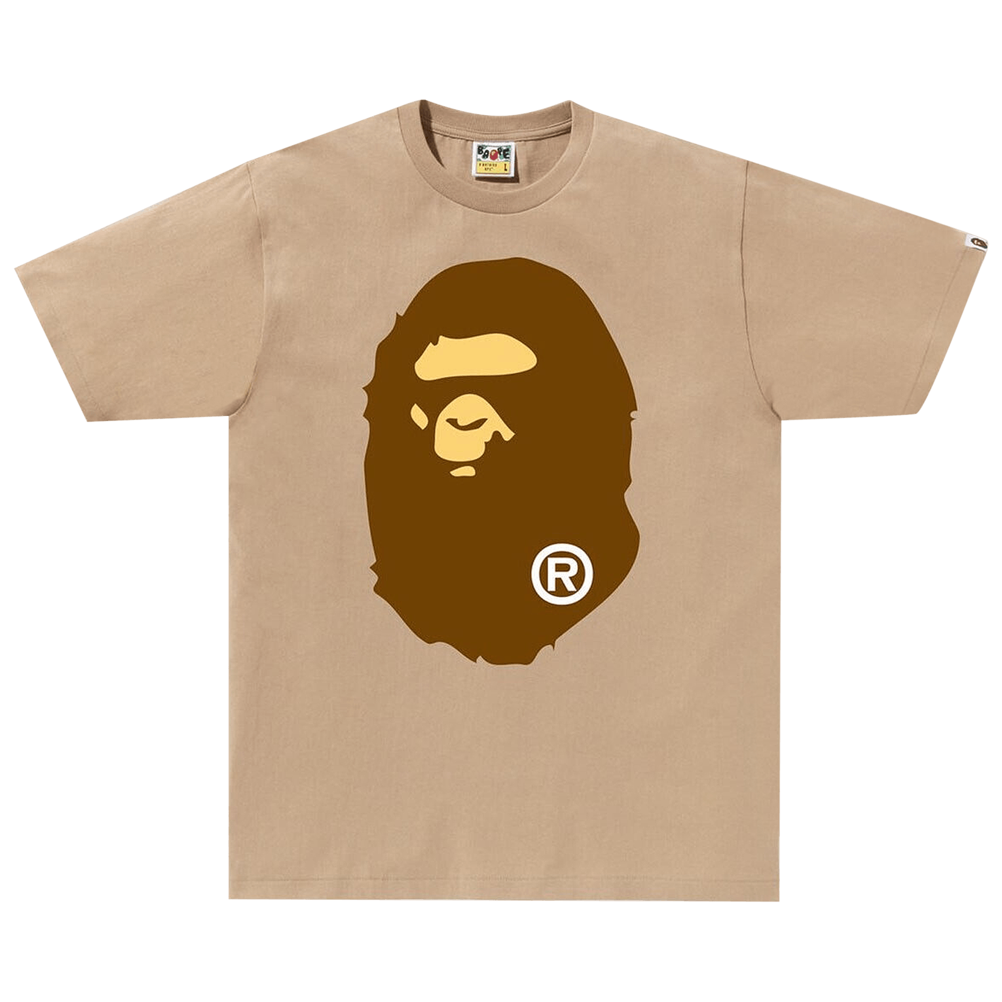 BAPE Big Ape Head Tee 'Beige'