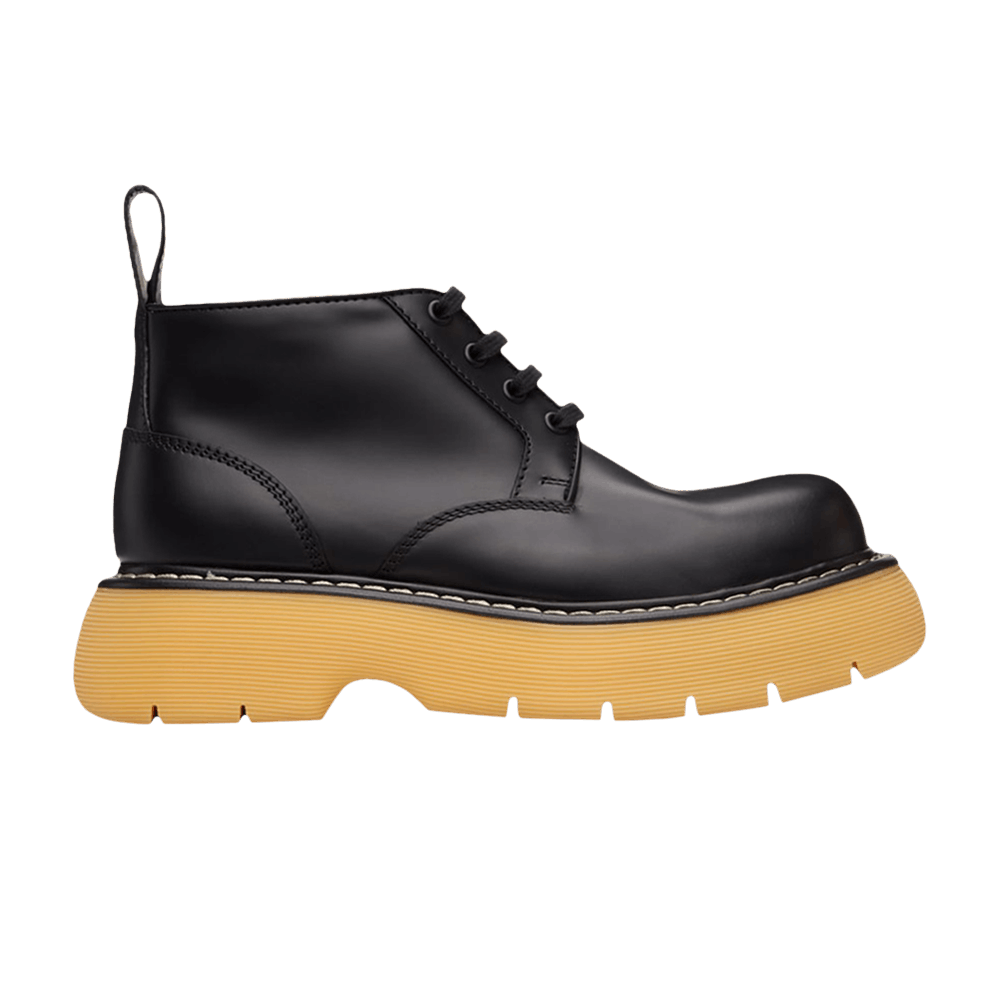 Buy Bottega Veneta Swell Lace-Up Ankle Boot 'Inkwell' - 651256