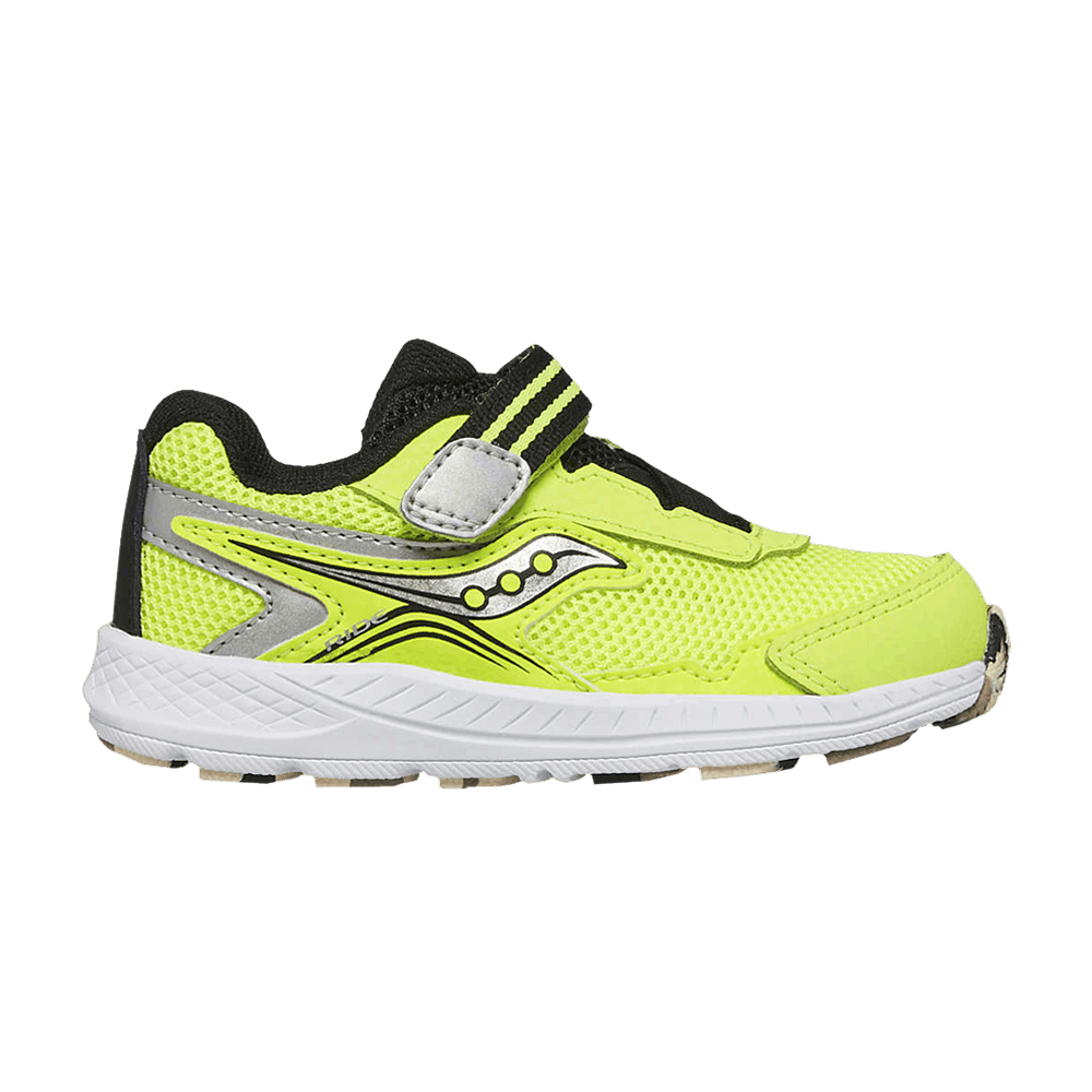 Saucony Ride 10 Little Kid 'Citron Black'