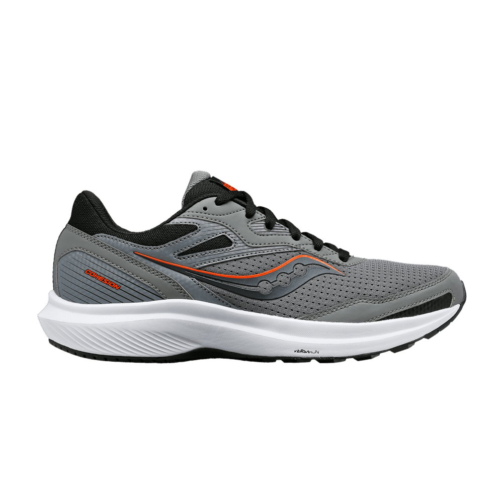 Saucony Cohesion 16 Wide 'Charcoal Orange'