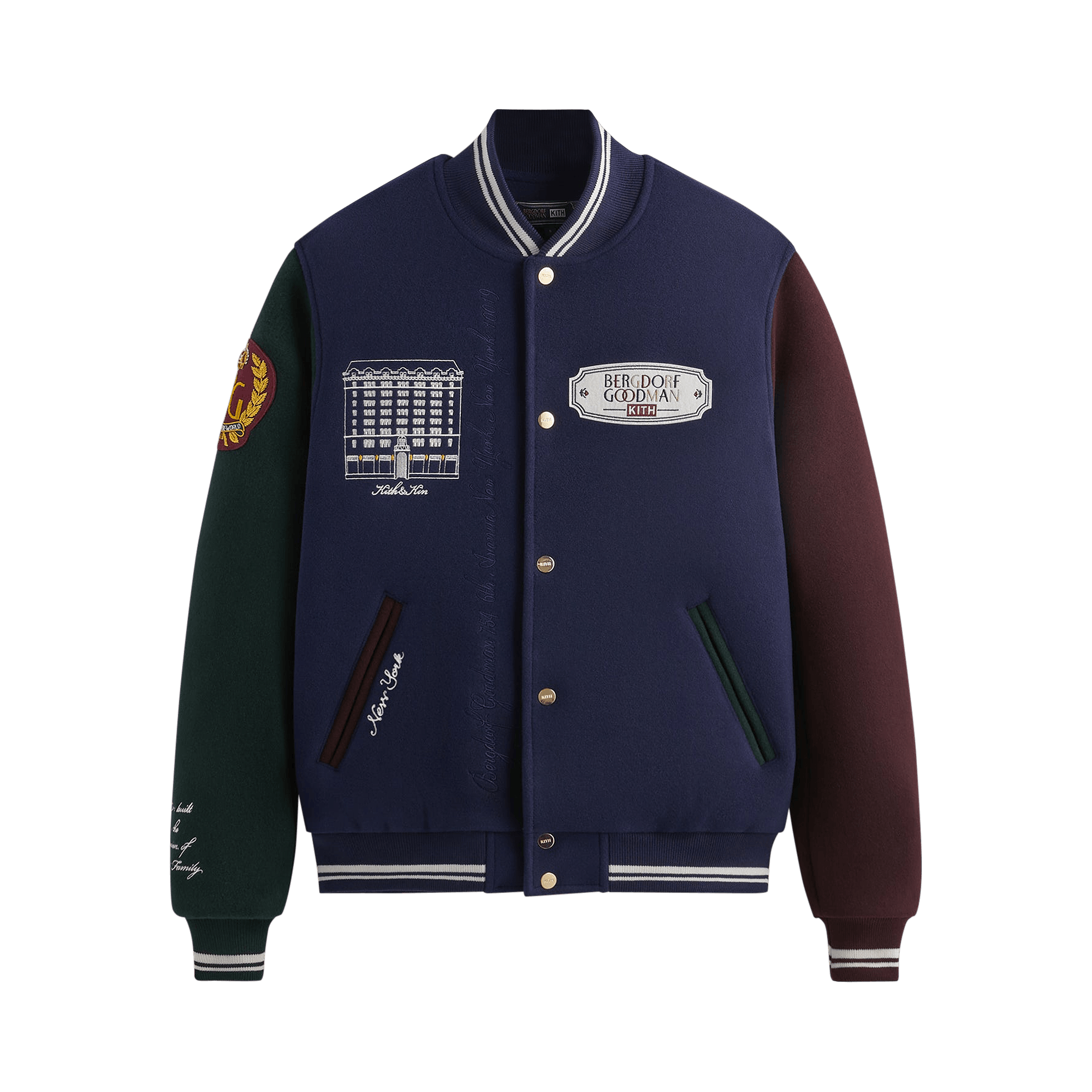 Kith For Bergdorf Goodman Varsity Jacket 'Nocturnal'