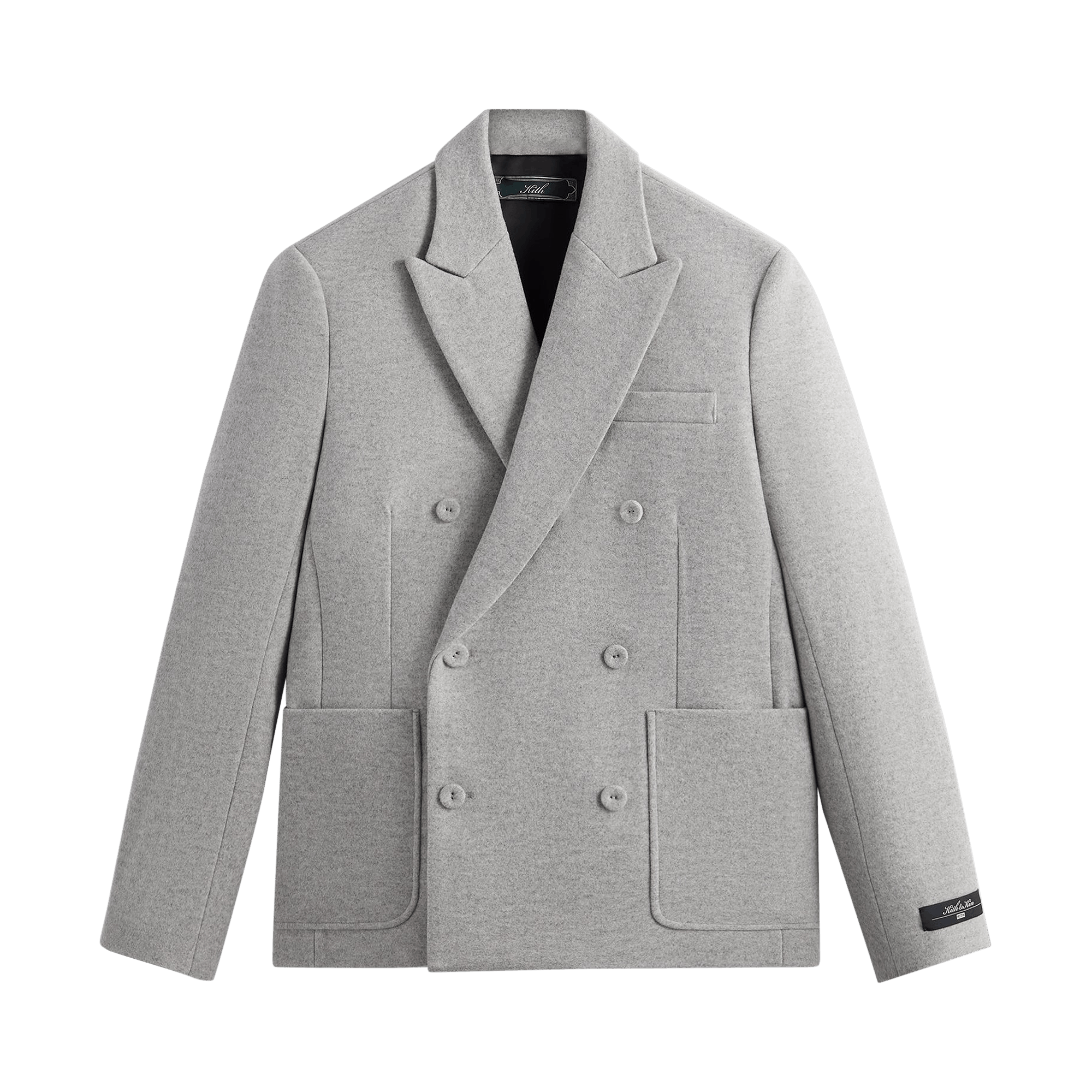 Kith Felted Jersey Julius Blazer 'Heather Grey'