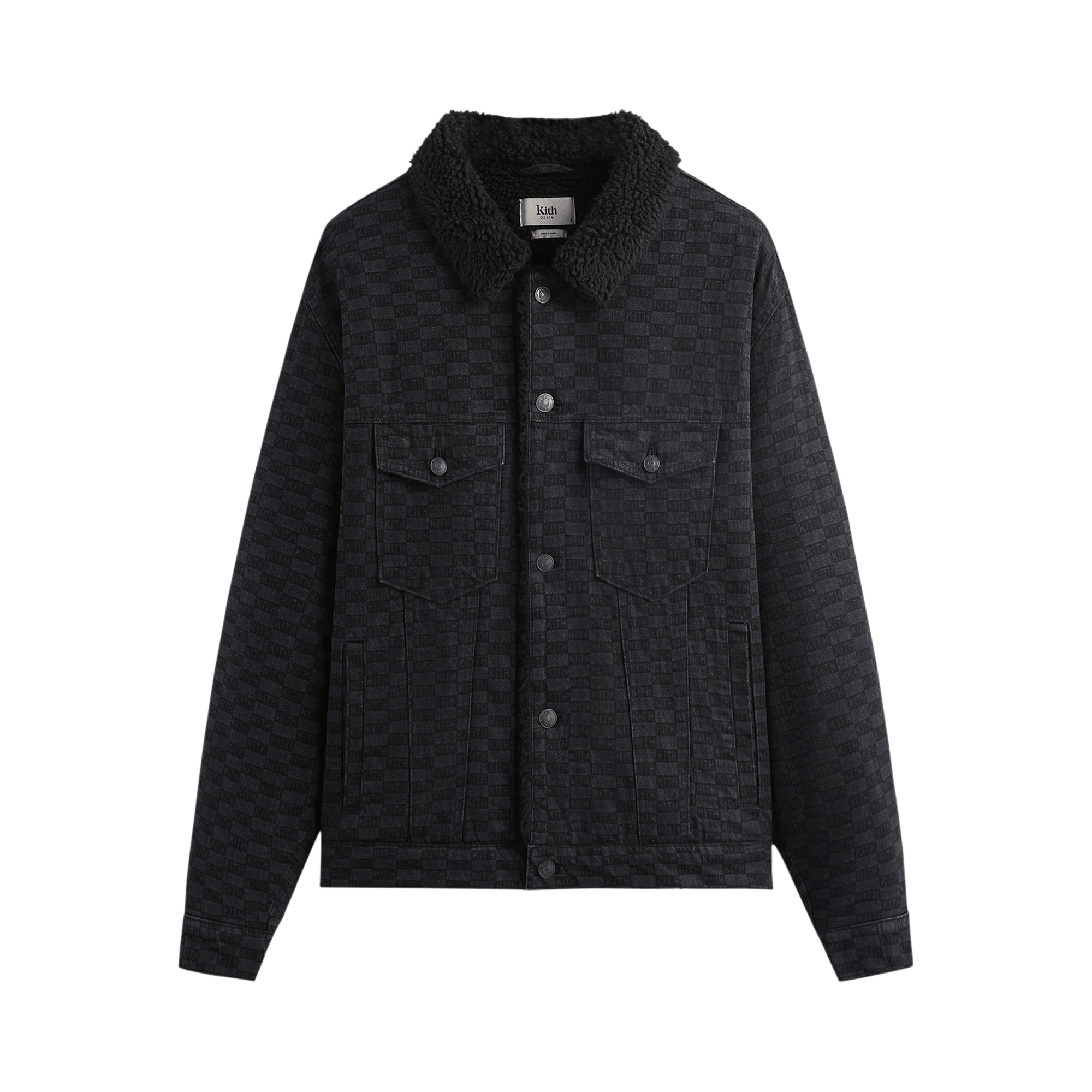 Kith Sherpa Lined Centre Jacket 'Black'