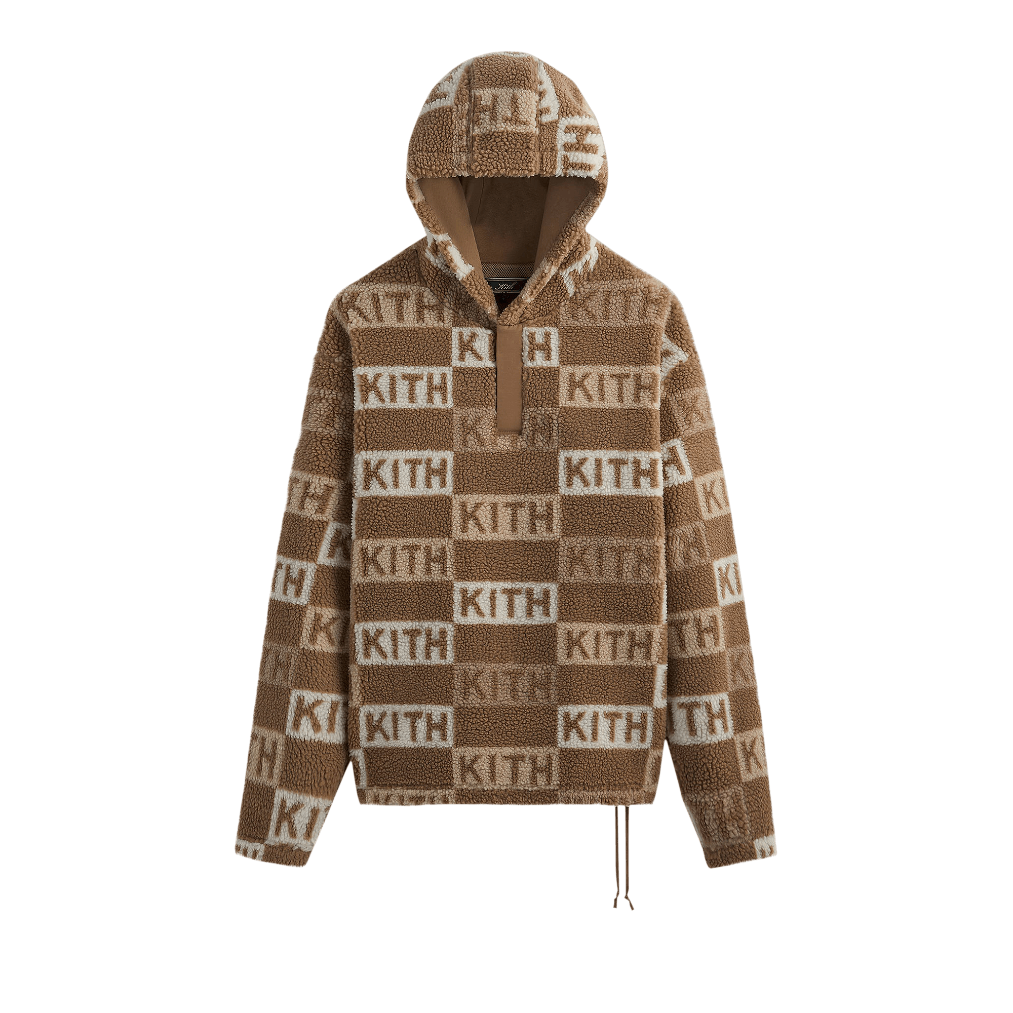 Kith Merrick Sherpa Hoodie 'Canvas'