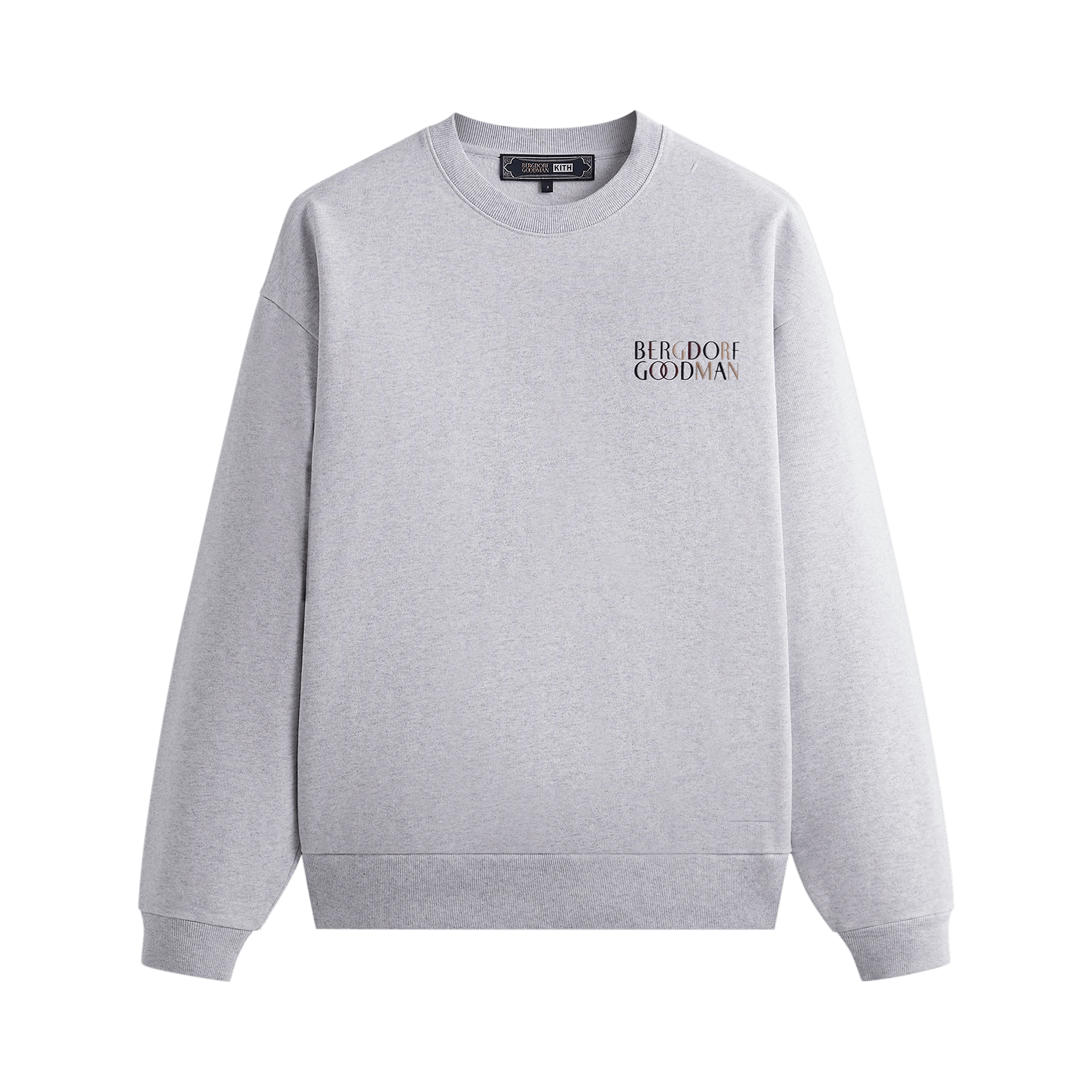 Kith For Bergdorf Goodman Nelson Crewneck 'Light Heather Grey'
