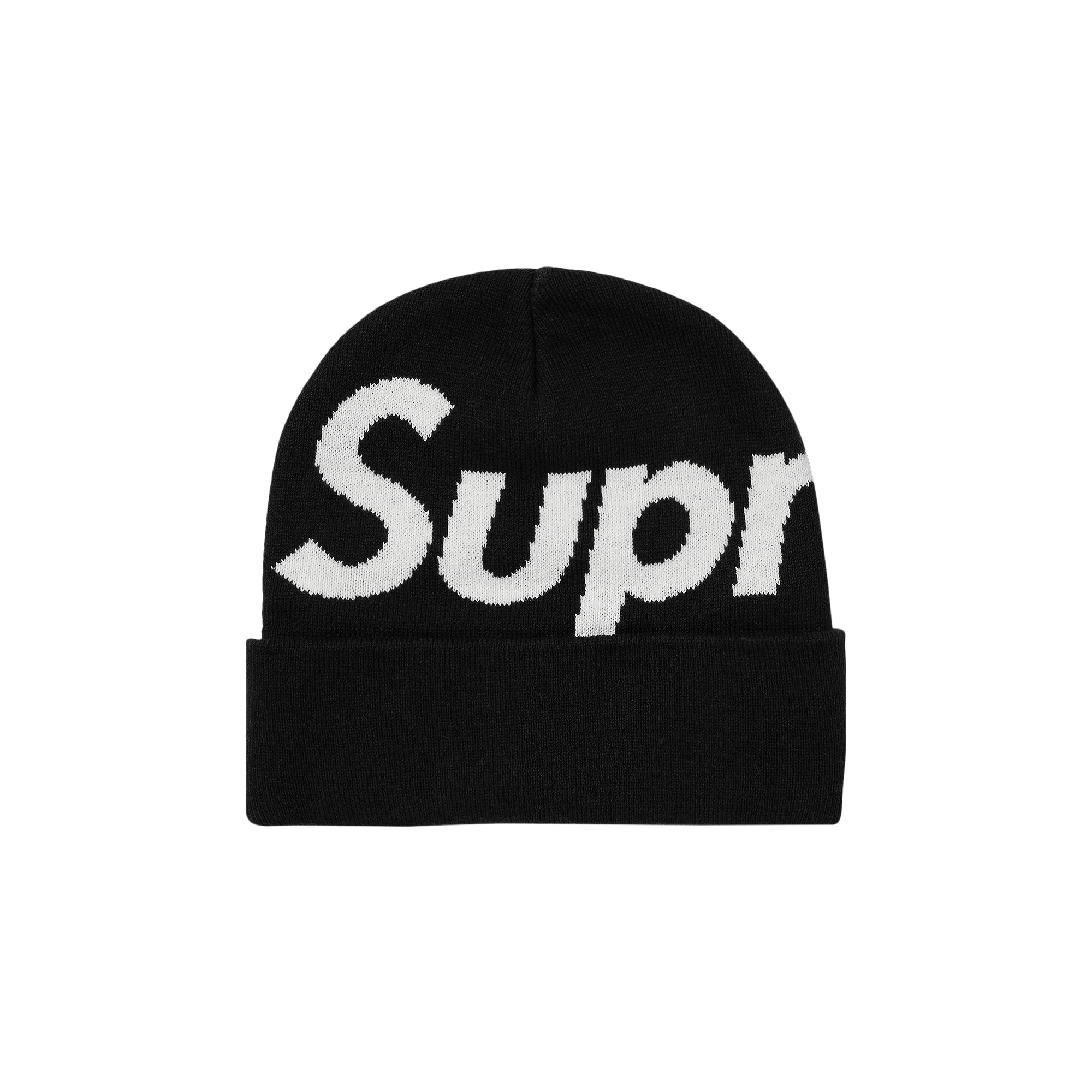 Supreme Big Logo Beanie 'Black'