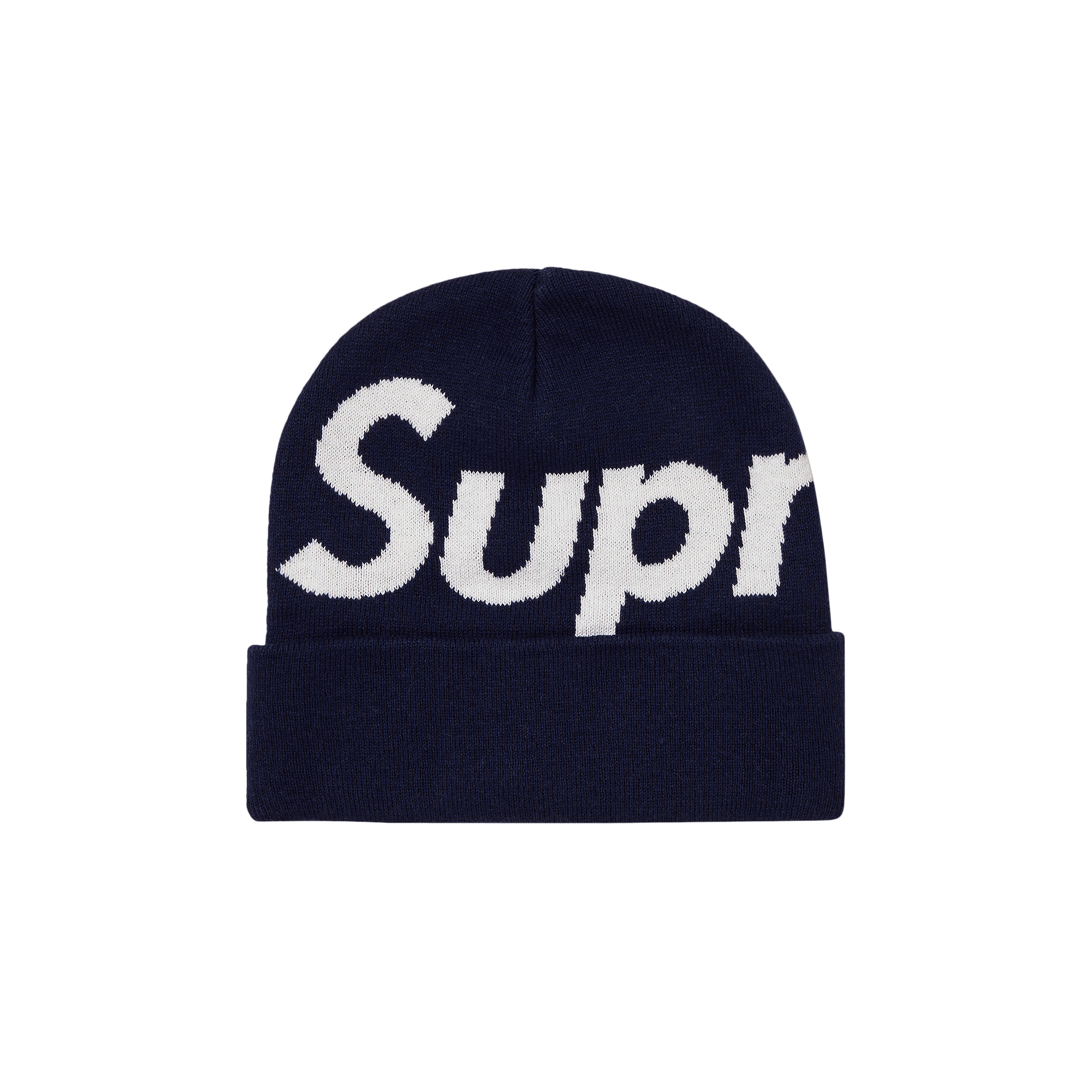 Supreme Big Logo Beanie 'Navy'