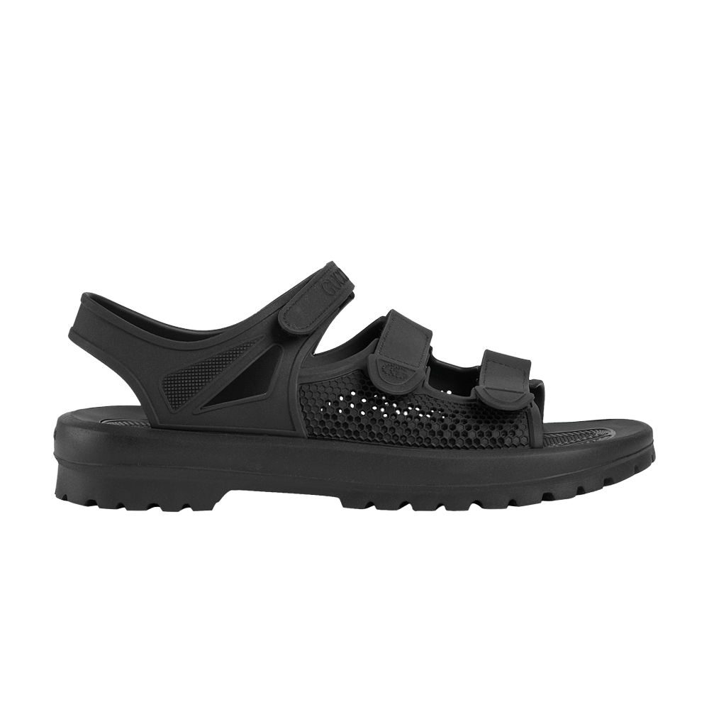 Gucci Velcro Sandal 'Black Honeycomb'
