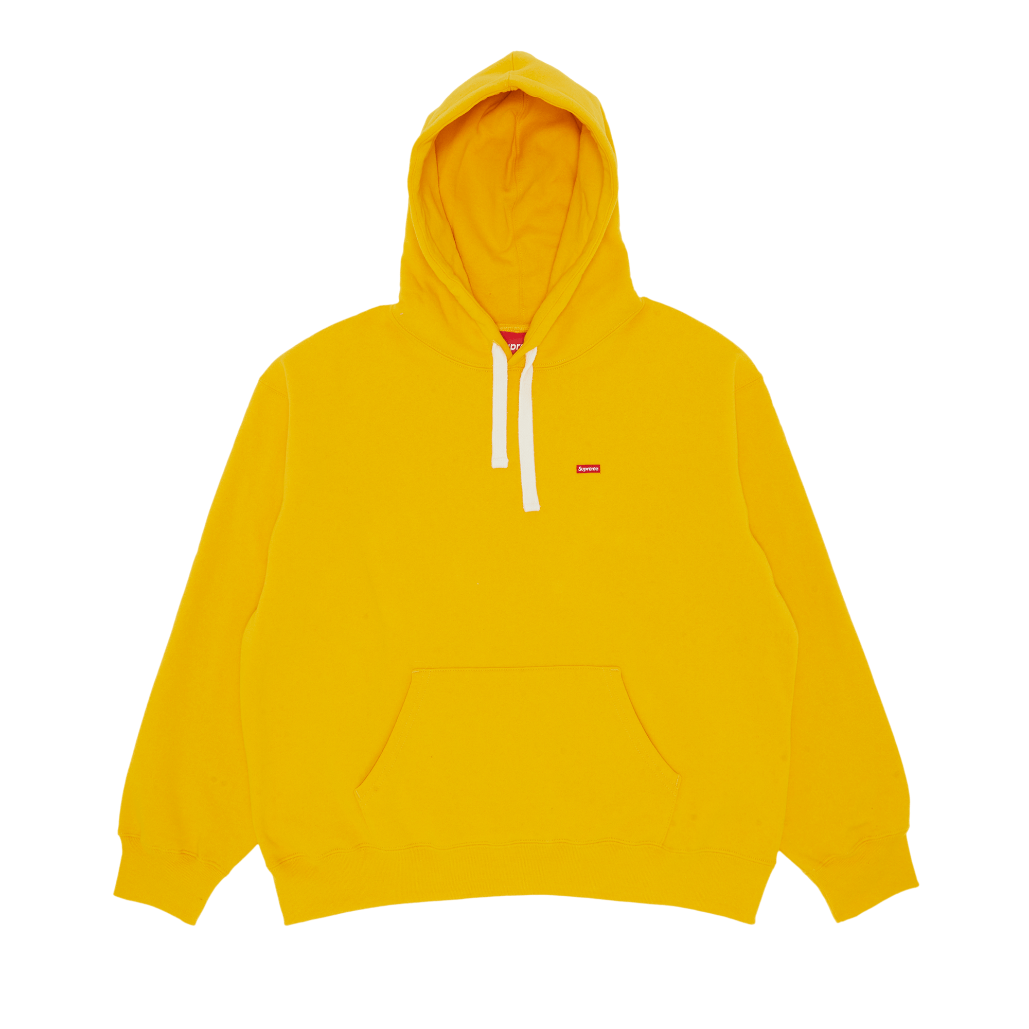 Supreme Small Box Drawcord Hooded Sweatshirt 'Bright Gold'