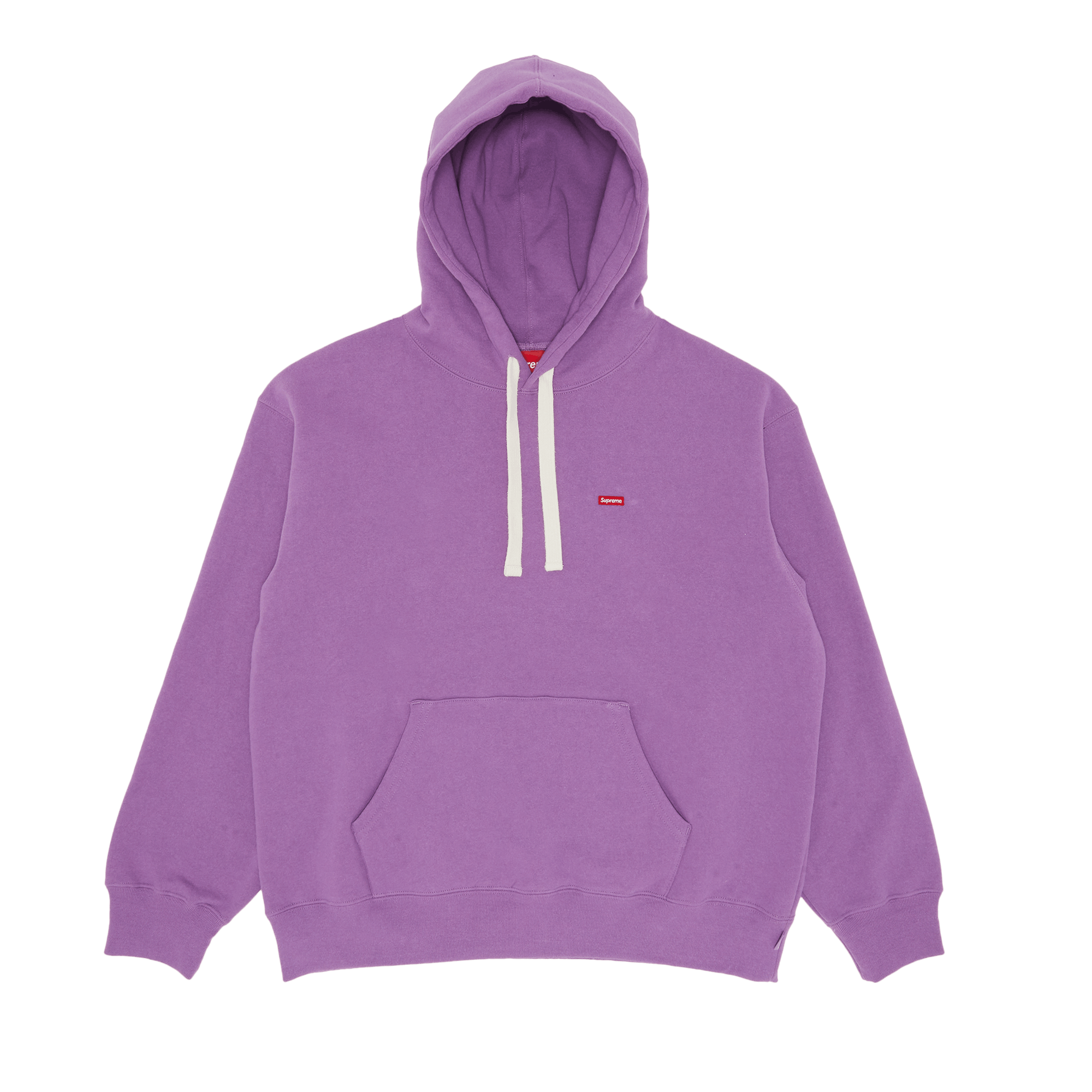 Supreme Small Box Drawcord Hooded Sweatshirt 'Purple'