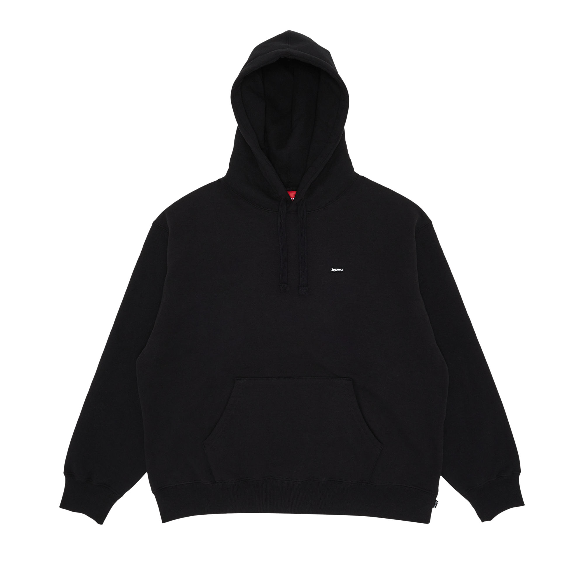 Supreme Small Box Drawcord Hooded Sweatshirt 'Black'