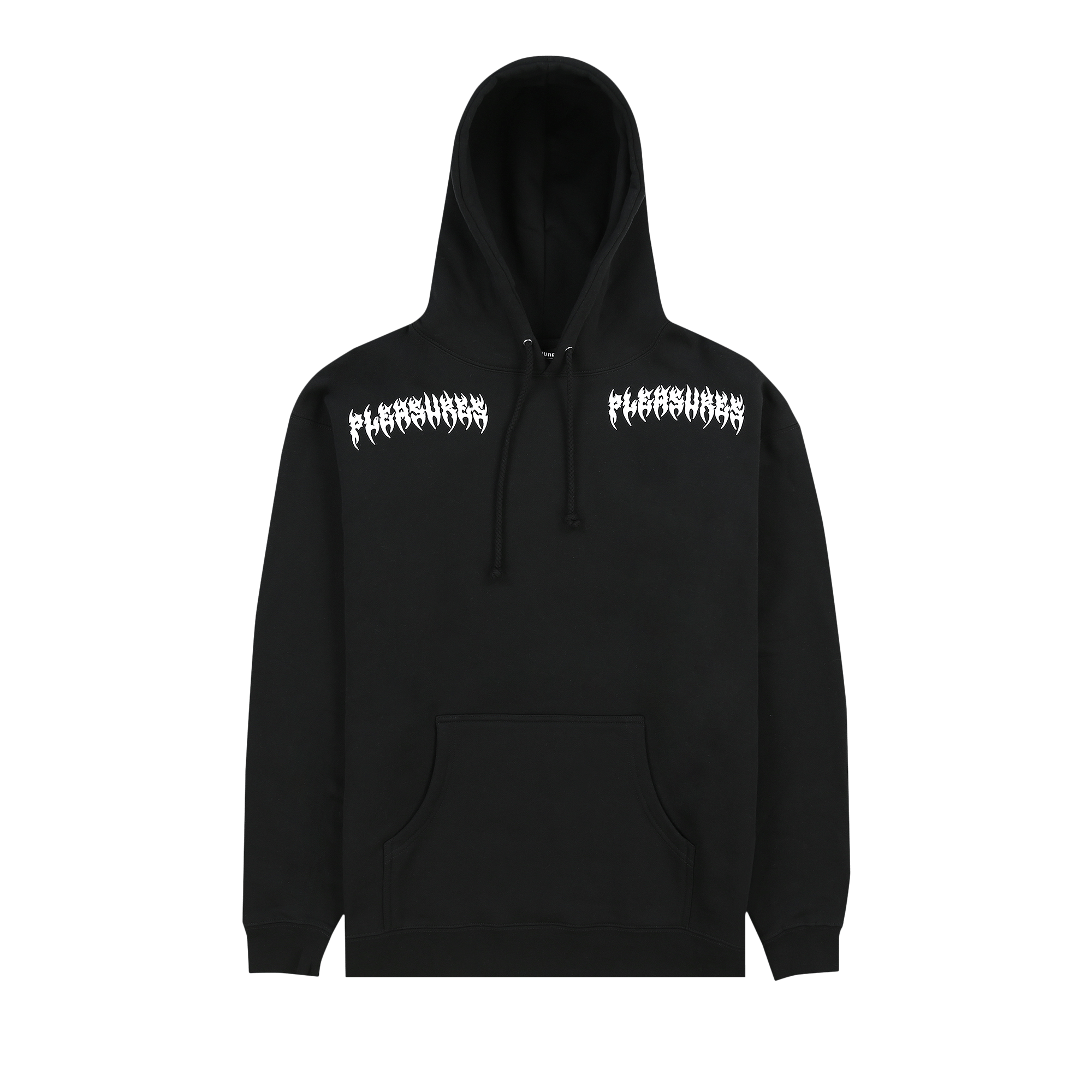 Pleasures Ripped Hoodie 'Black'