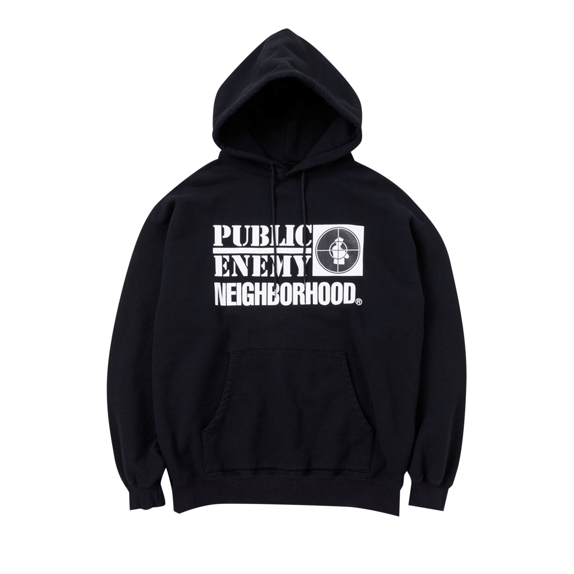 Buy Neighborhood x Public Enemy x Majestic Baseball Jacket 'Black 