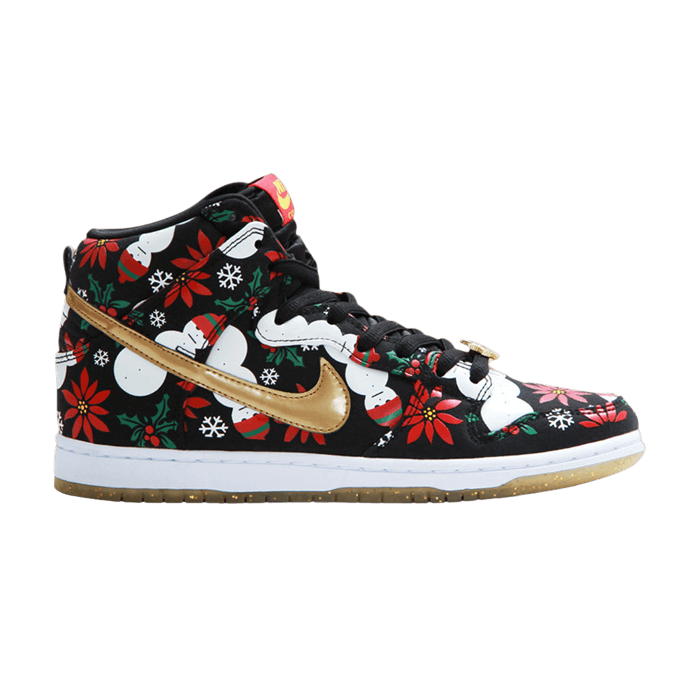 Nike SB Dunk High Concepts Ugly Christmas Sweater Black