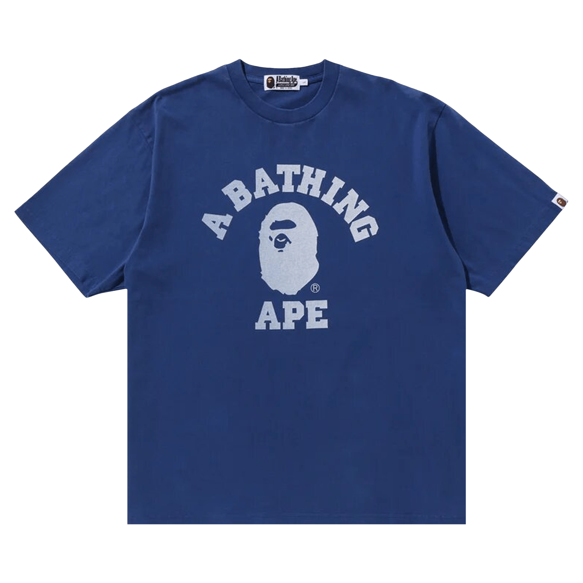 BAPE College Overdye Tee 'Blue'
