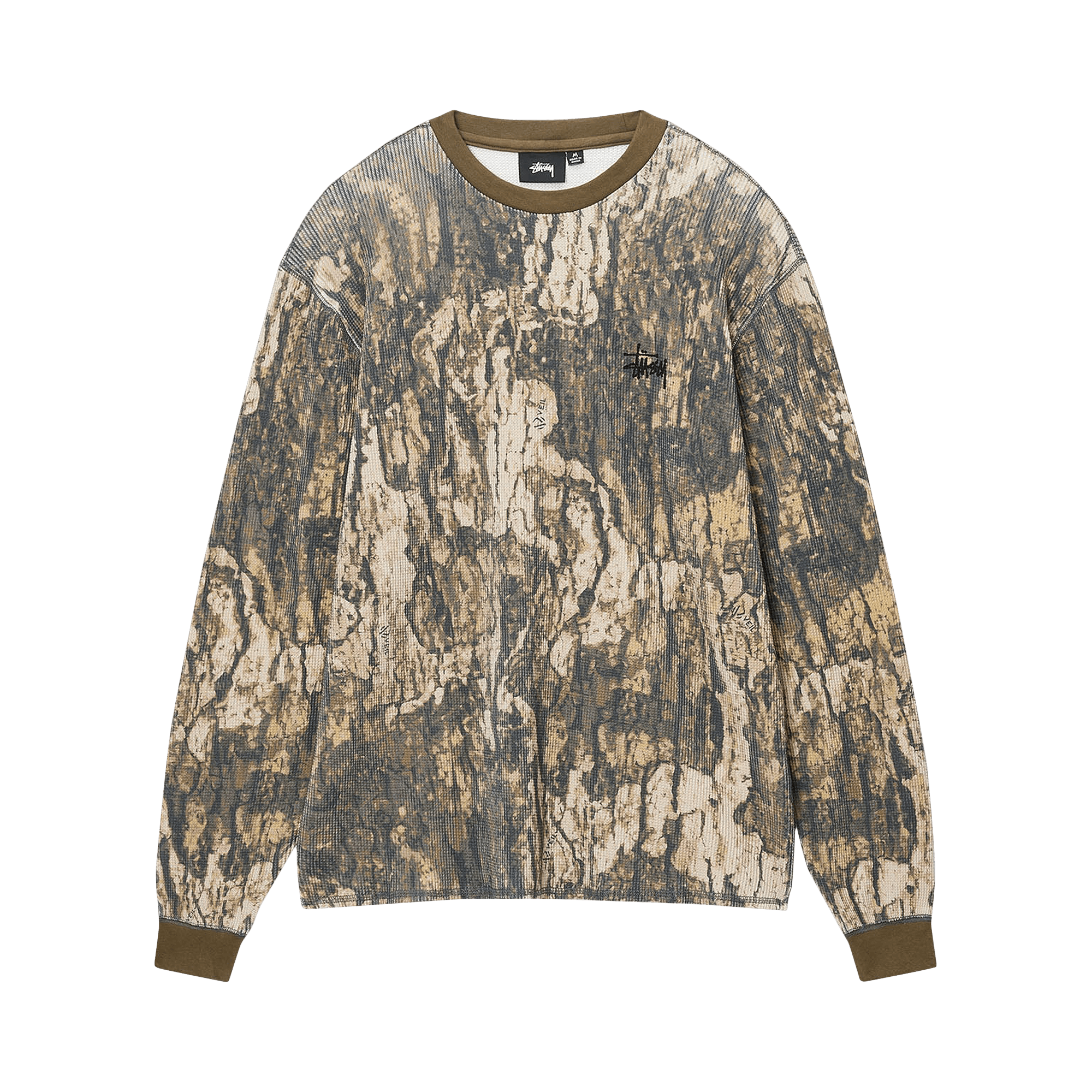 Stussy Basic Stock Long-Sleeve Thermal 'Relic Camo'