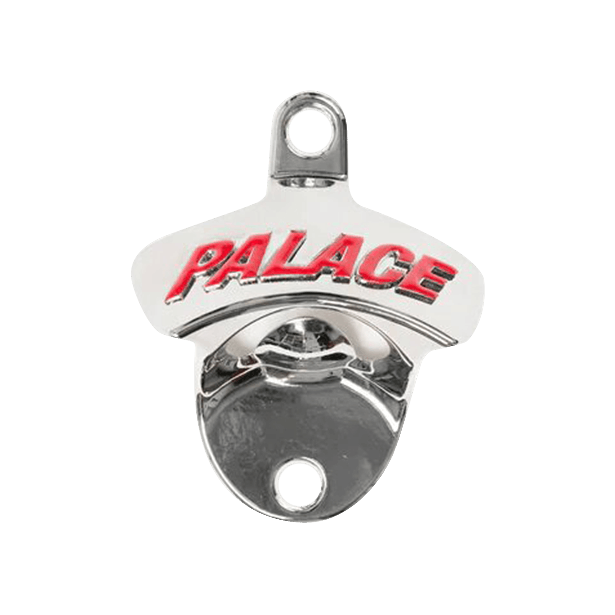 Palace Metal Wall Mounted Bottle Opener 'Silver/Red'