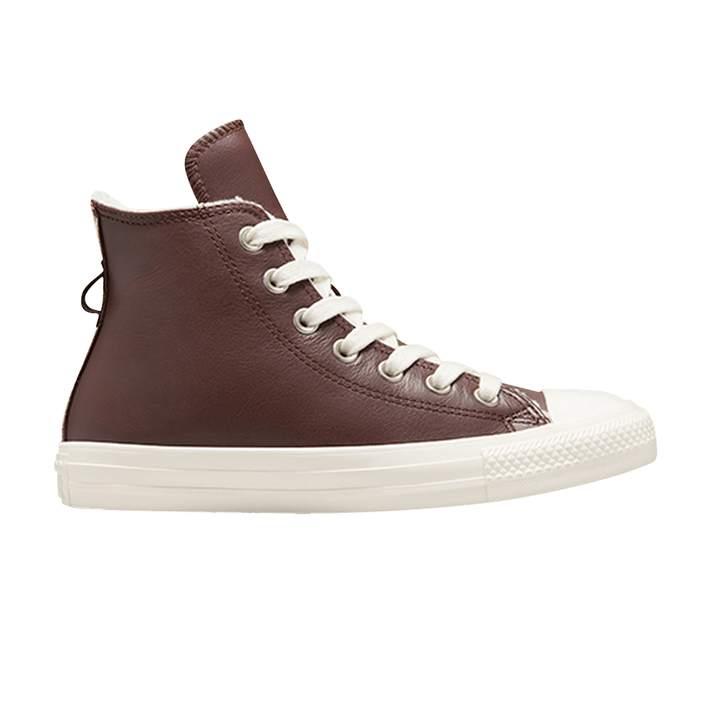 Converse Wmns Chuck Taylor All Star Leather High 'Faux Fur Lining - Eternal Earth Brown'