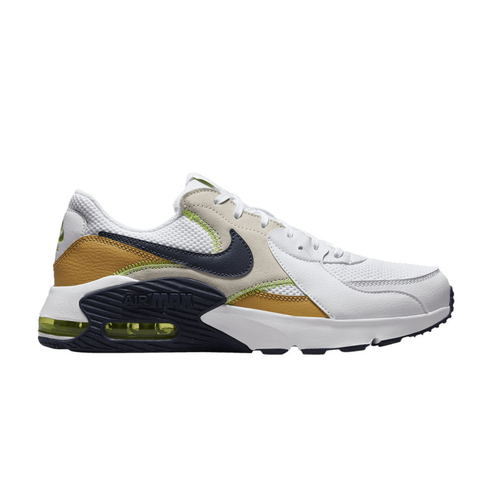 Nike Air Max Excee 'White Obsidian Team Gold'