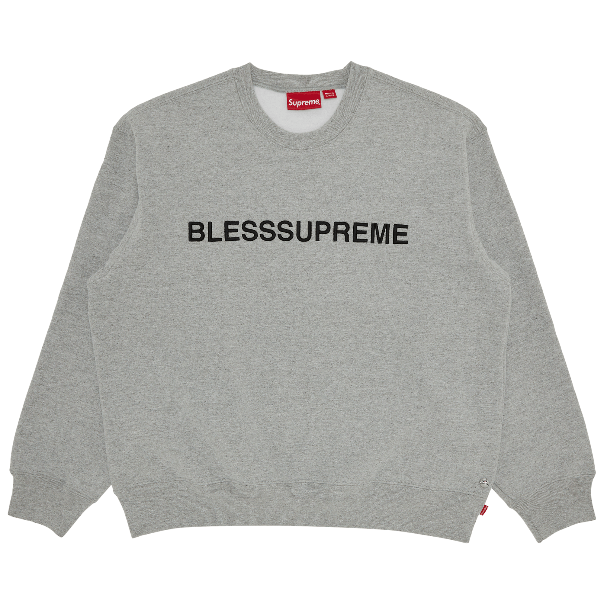 Supreme x Bless Crewneck 'Heather Grey'
