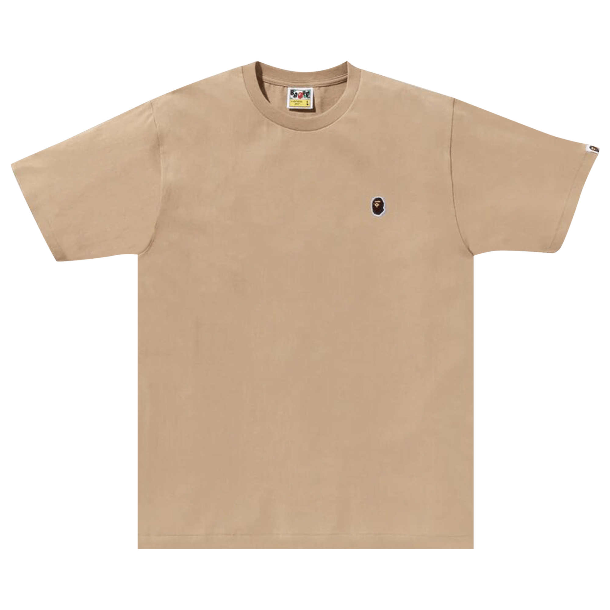 BAPE Ape Head One Point Tee 'Beige'