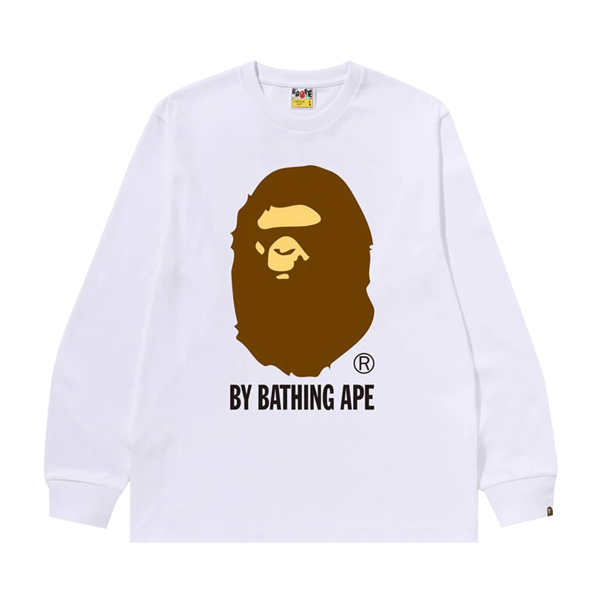 BAPE By Bathing Ape Long-Sleeve Tee 'White'