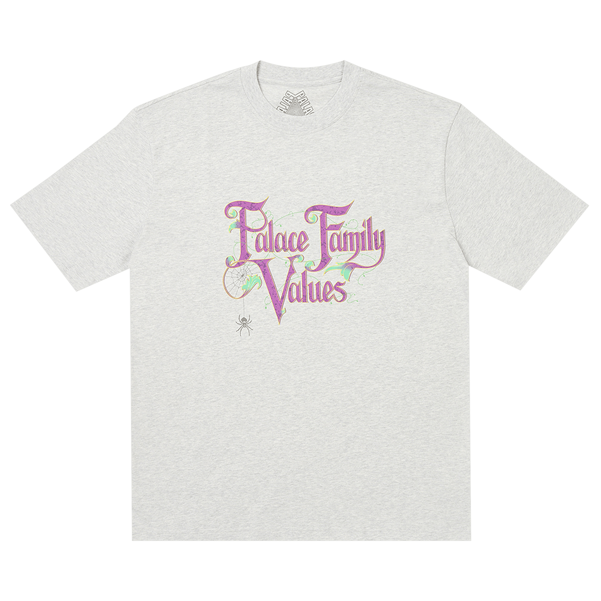 Palace Family Values T-Shirt 'Grey Marl'