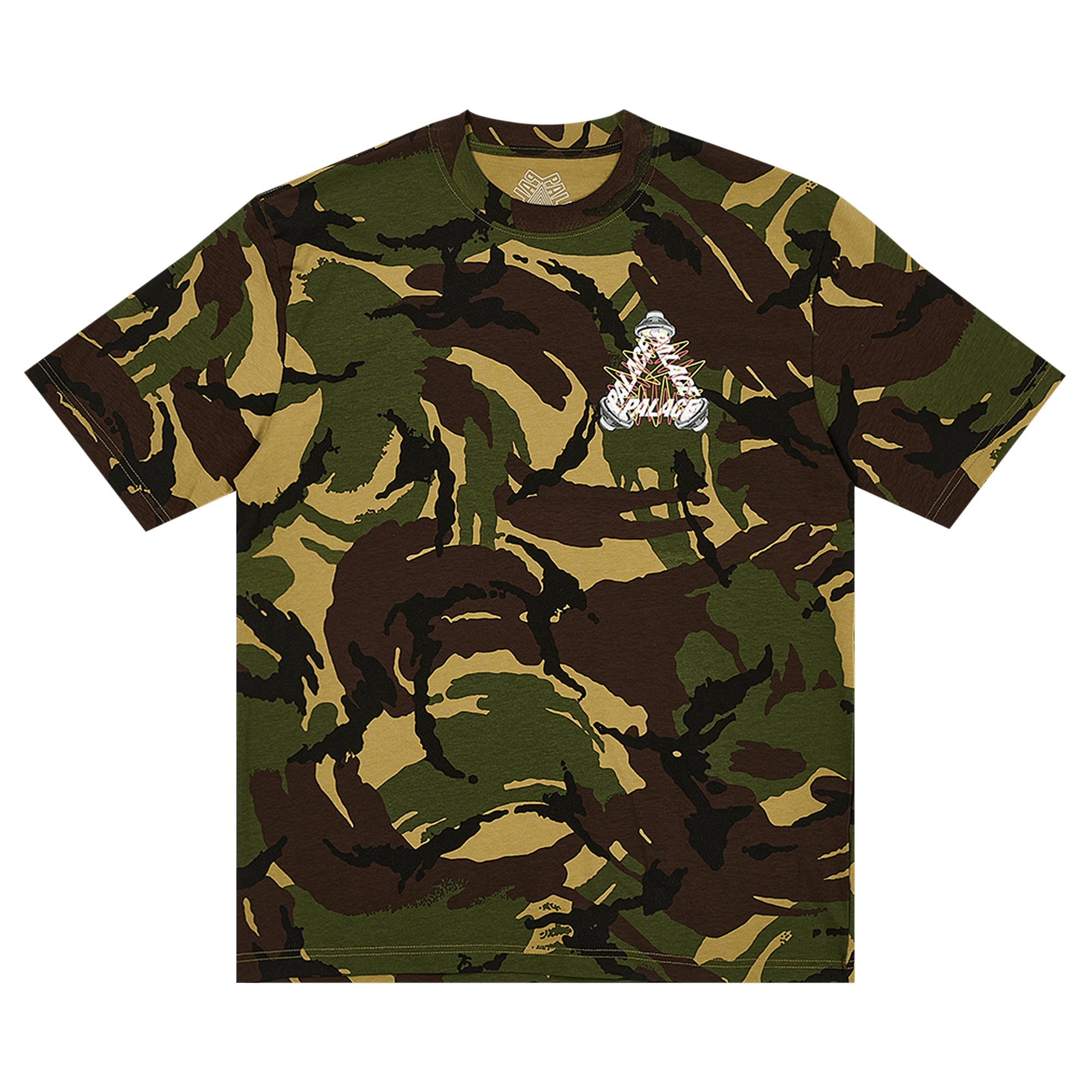 Palace Speaker P-3 T-Shirt 'Woodland Camo'