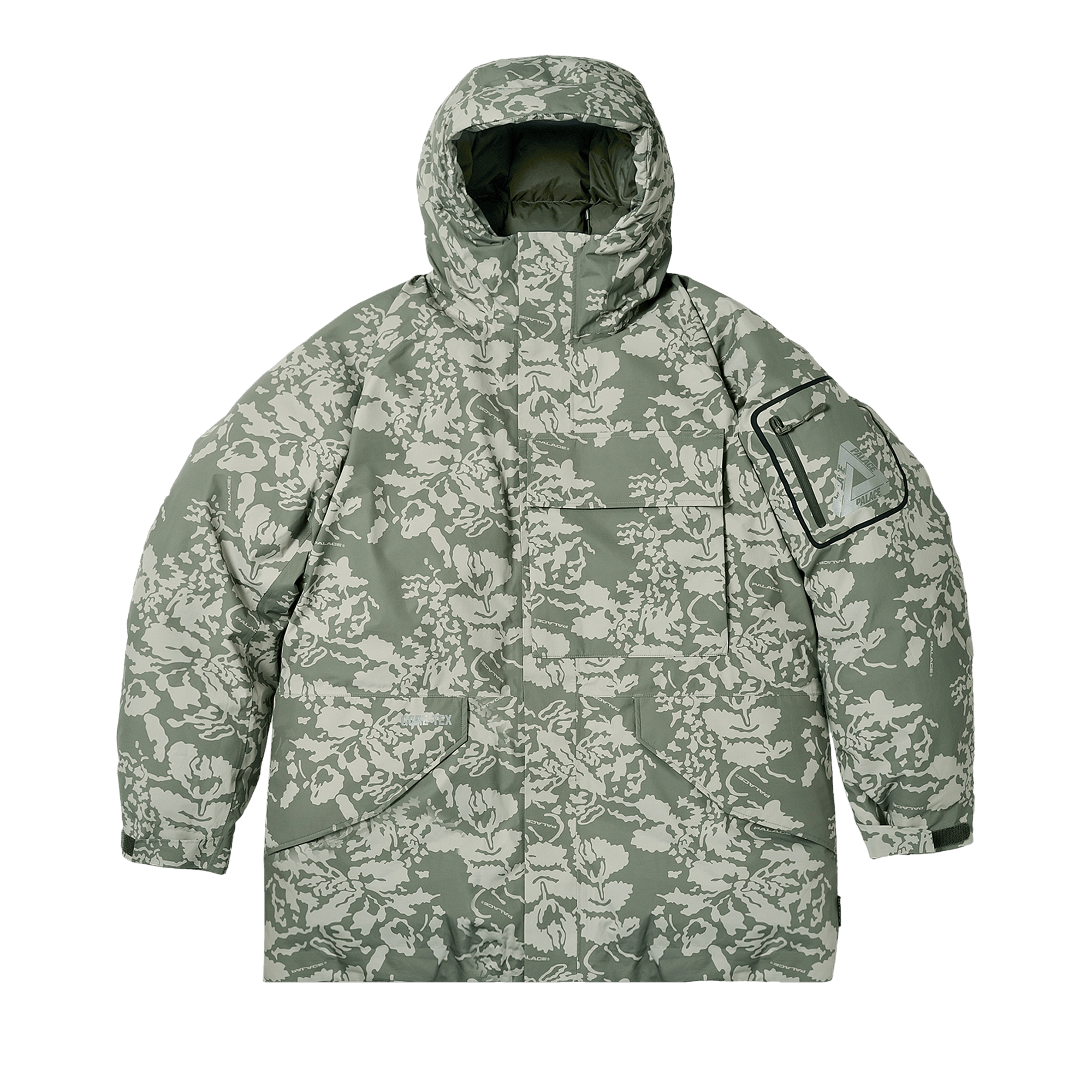 Palace GORE-TEX Cargo Down Parka 'Leaf DPM'
