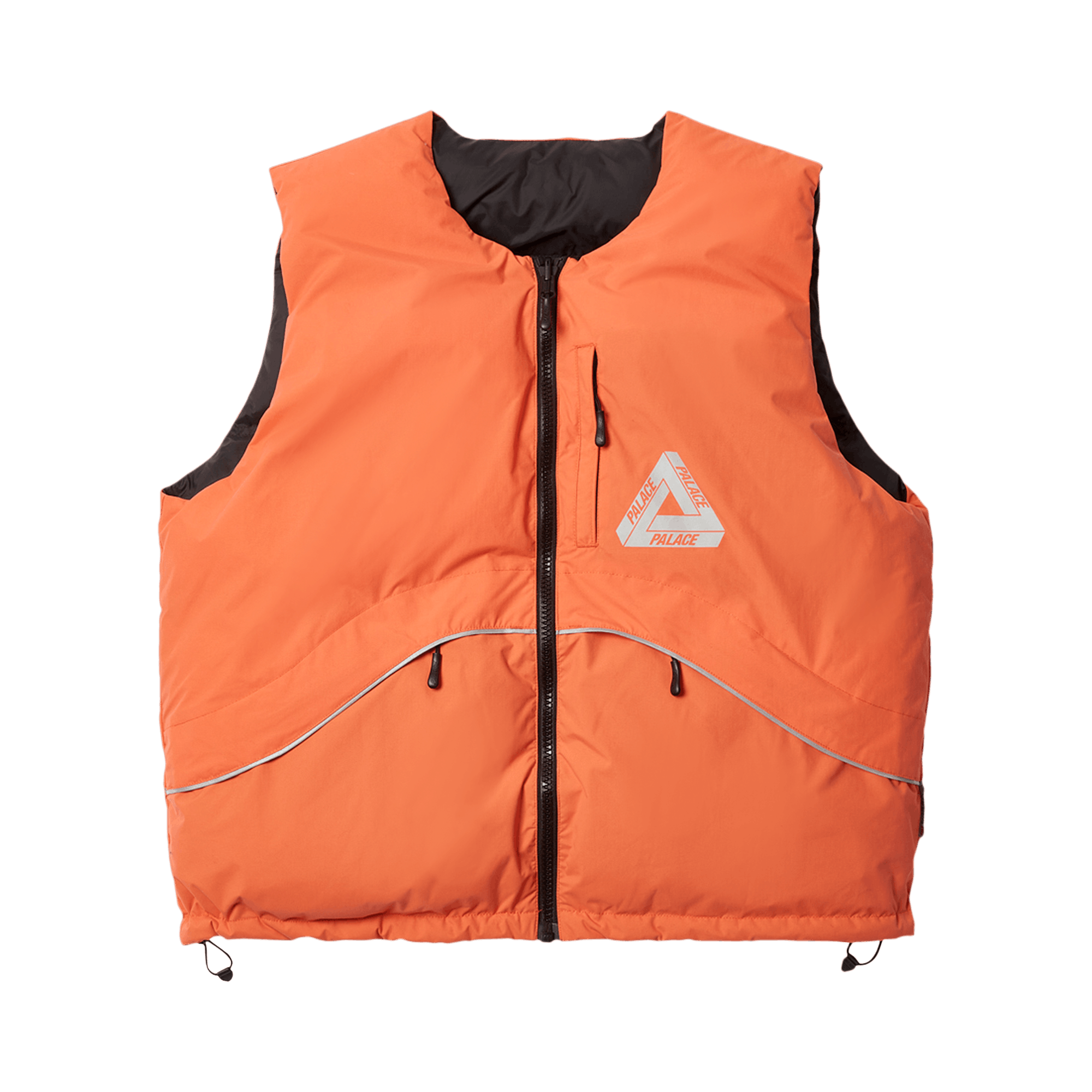 Palace P-Tech Reversible Puffa Vest 'Orange'
