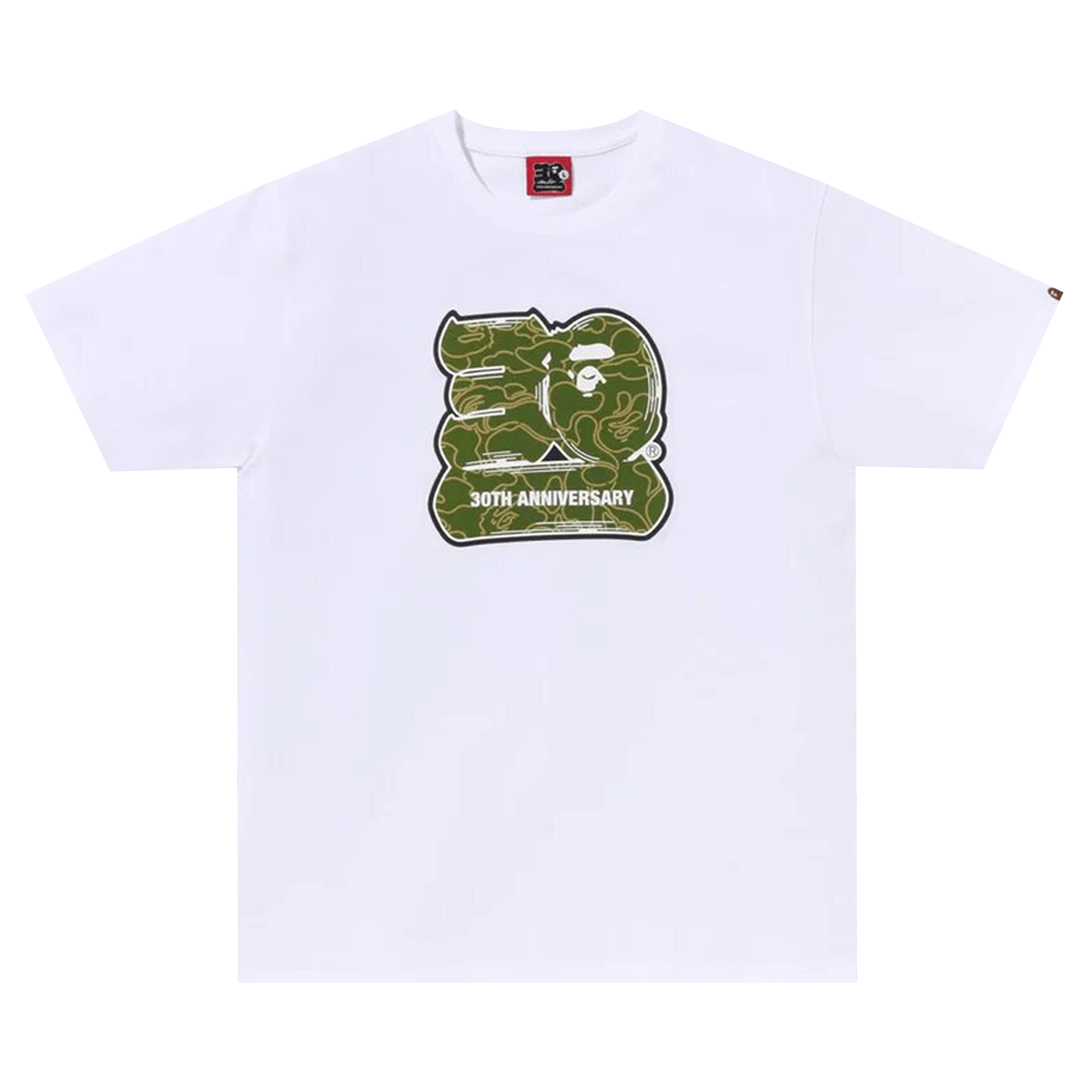 BAPE 30th Anniversary Tee #2 'White/Green'