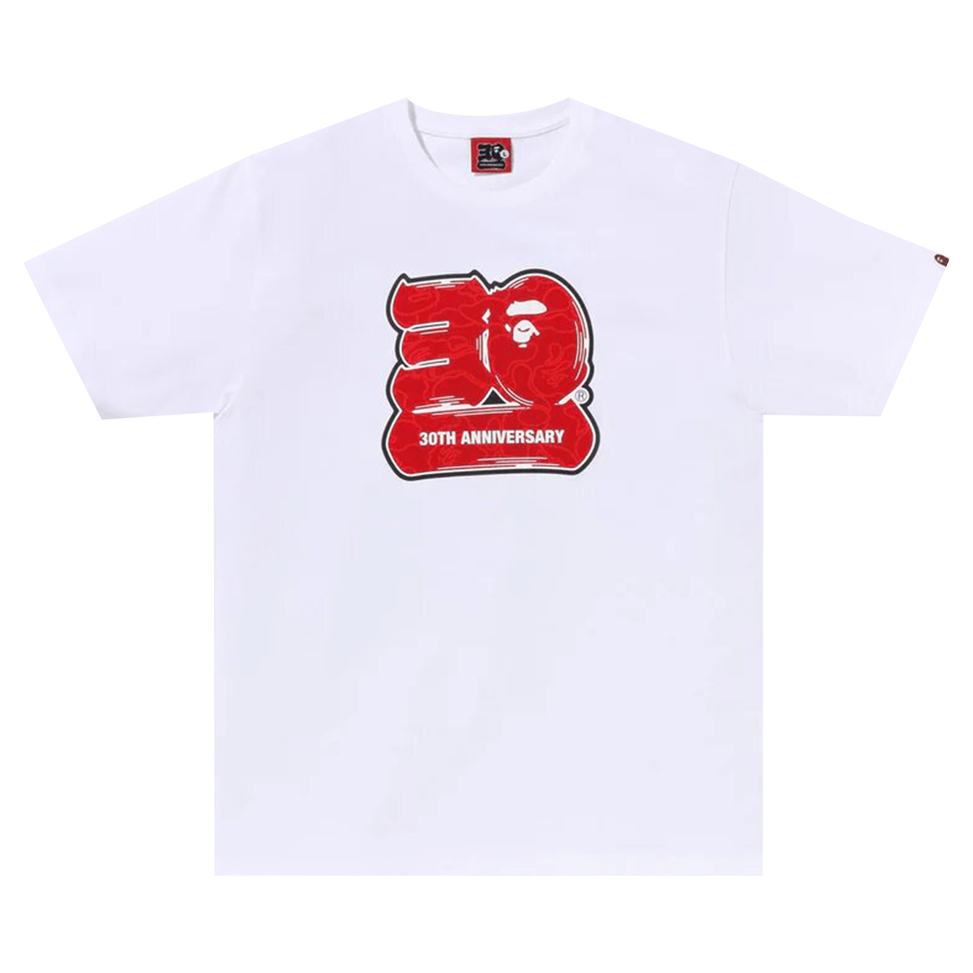 BAPE 30th Anniversary Tee #2 'White/Red'