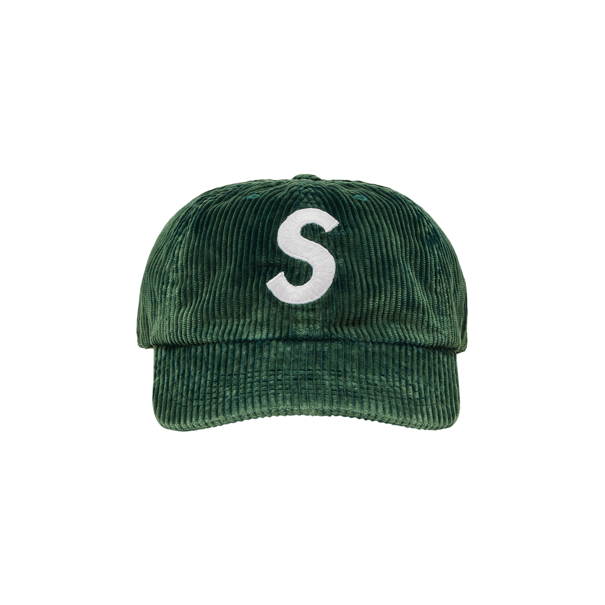 Supreme Corduroy S Logo 6-Panel 'Green'