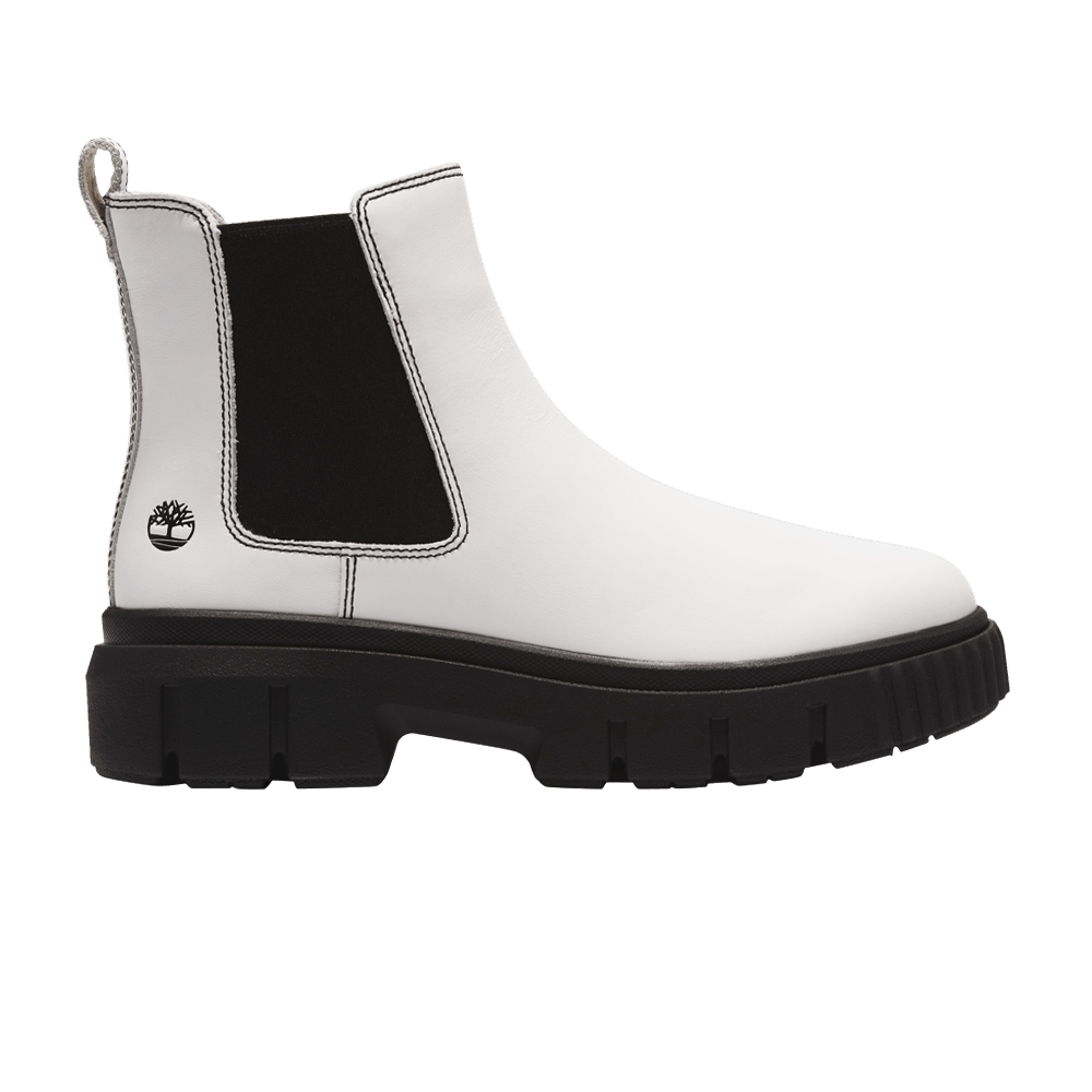 Timberland Wmns Greyfield Chelsea Boot 'White Black'