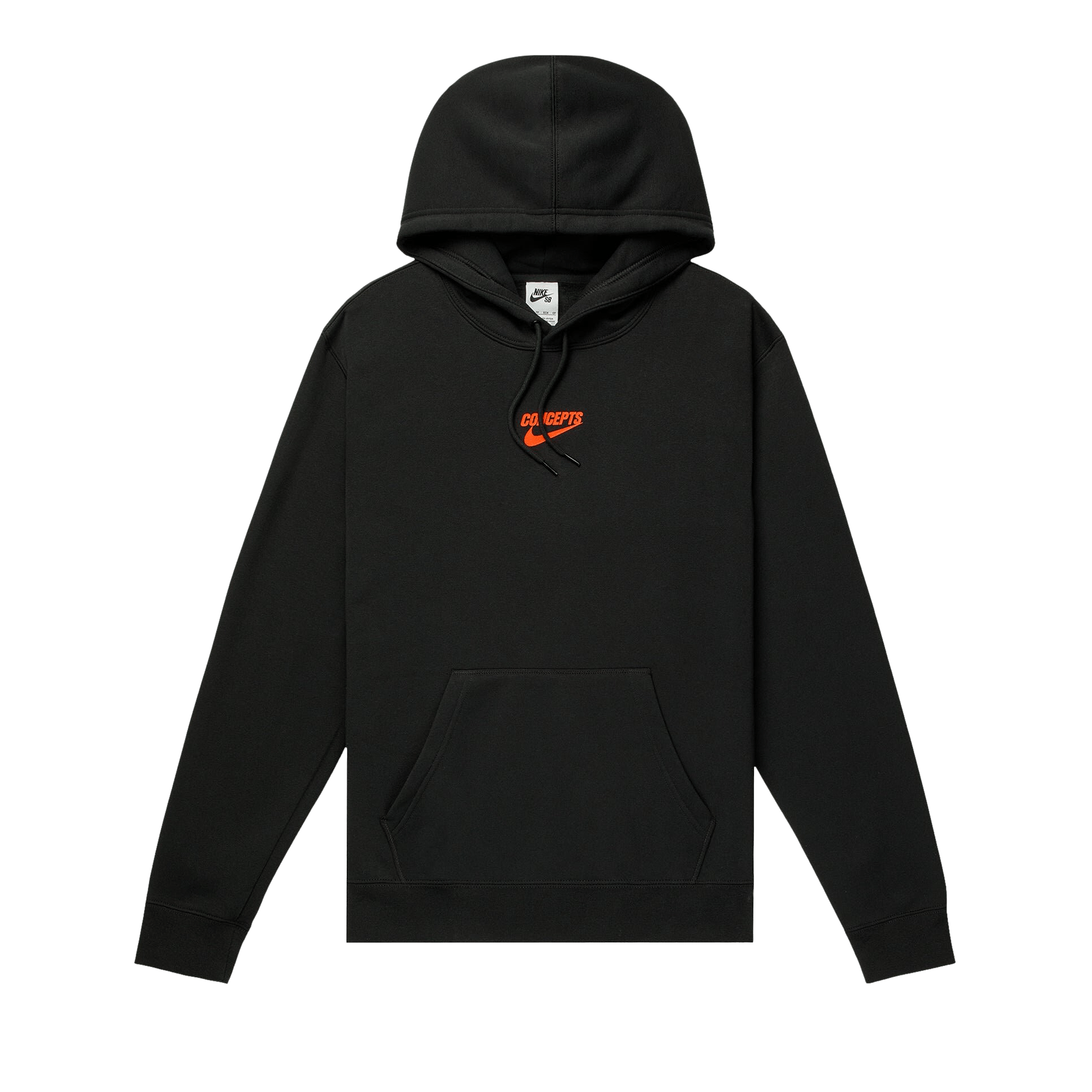Nike SB x Concepts Fleece Hoodie 'Black/Orange'