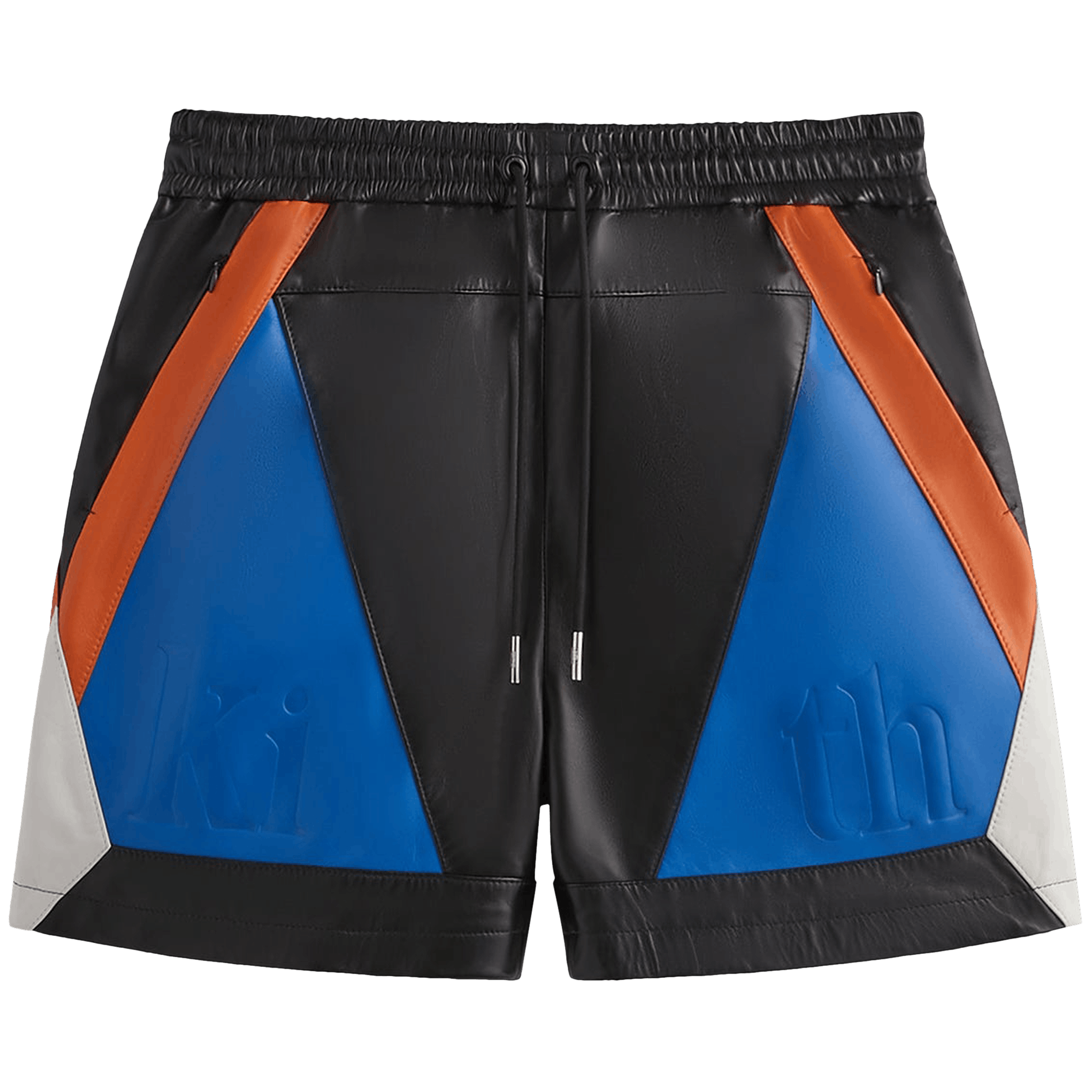 Kith For The New York Knicks Leather Turbo Shorts 'Black'