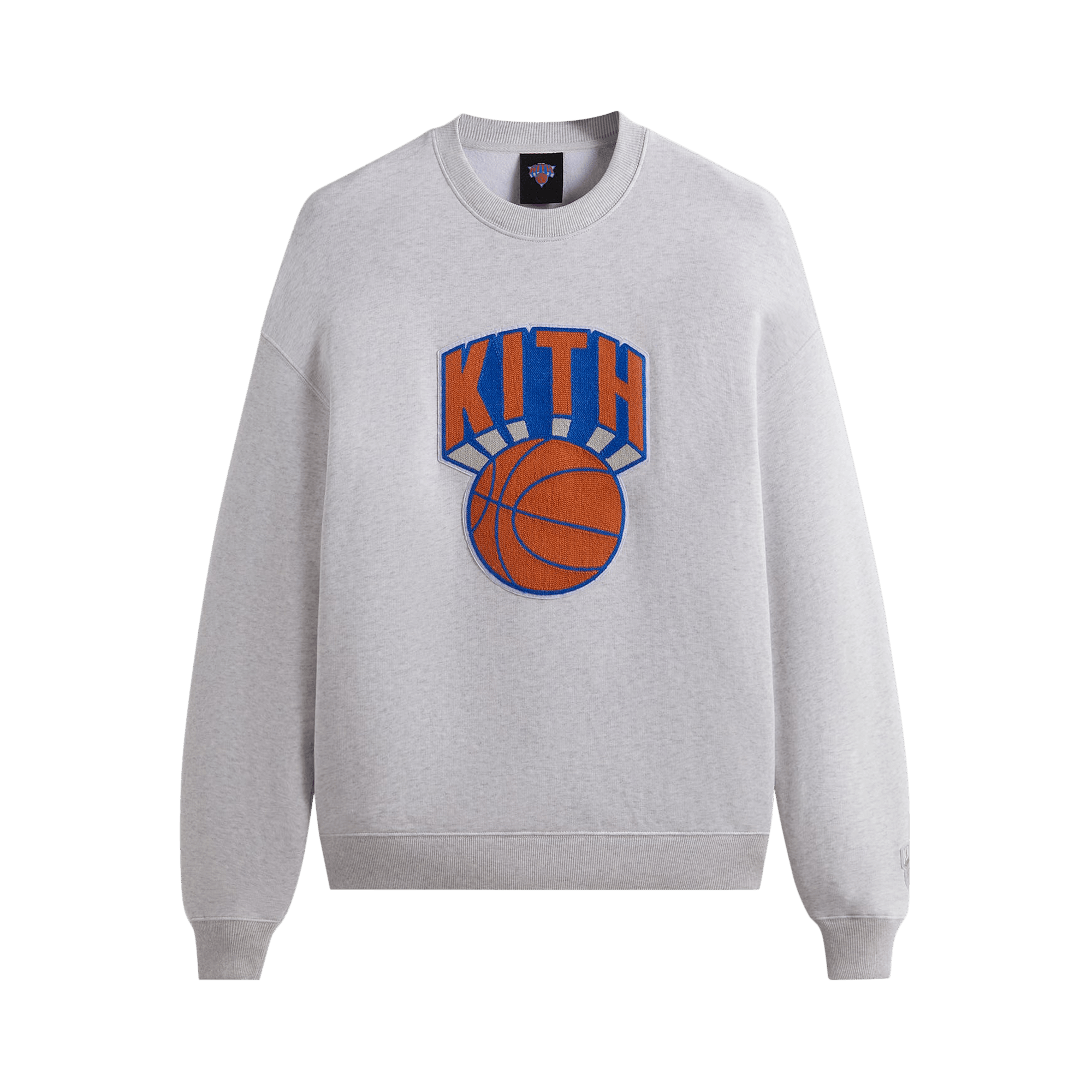 Kith For The New York Knicks Retro NY Nelson Crewneck 'Light Heather Grey'