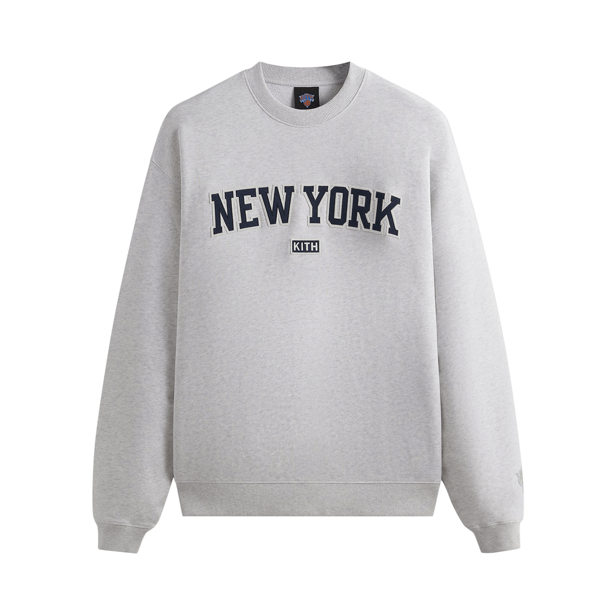 Kith For The New York Knicks City So Nice Nelson Crewneck 'Light Heather Grey'