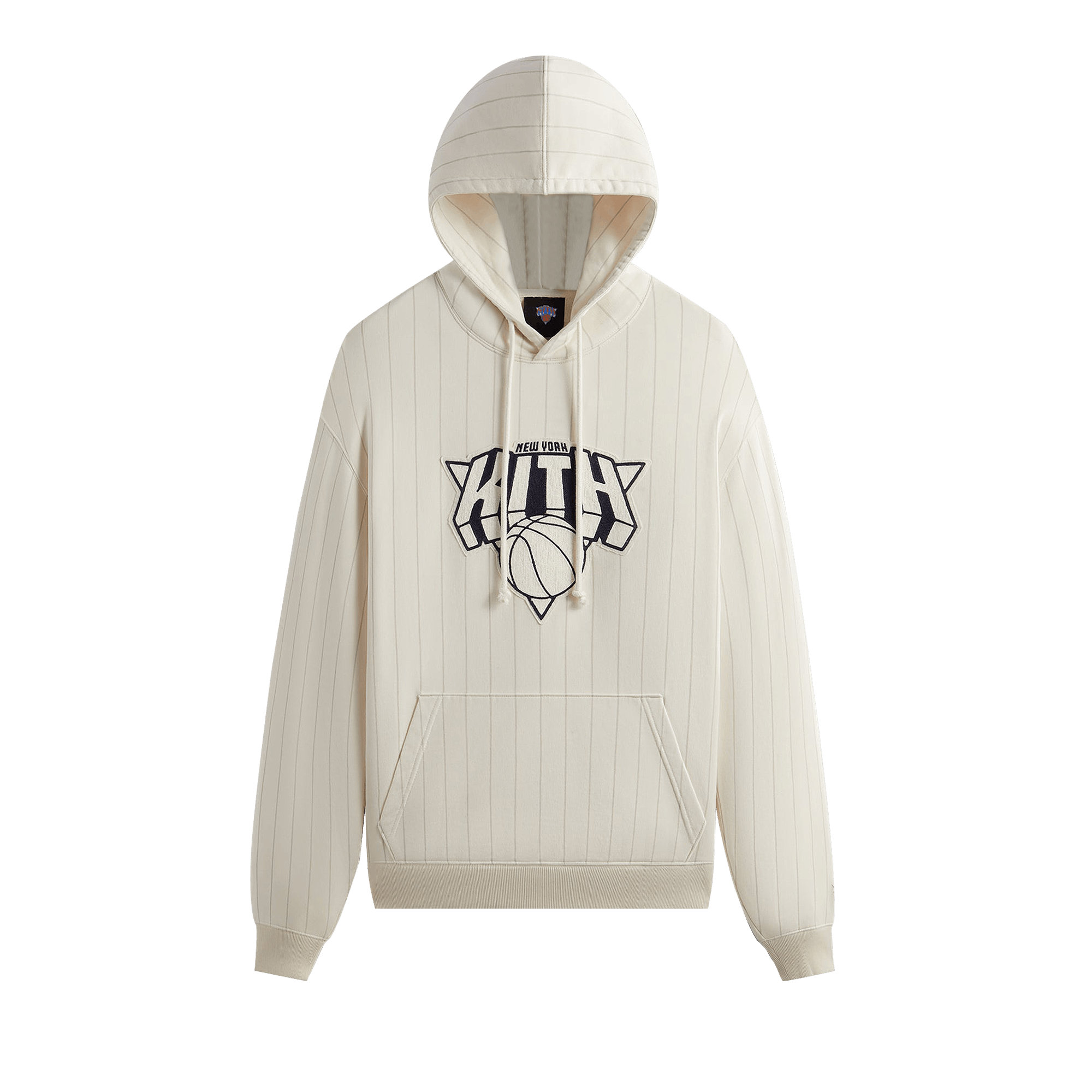 Kith For The New York Knicks NY Pinstripe Williams Iii Hoodie 'Sandrift'