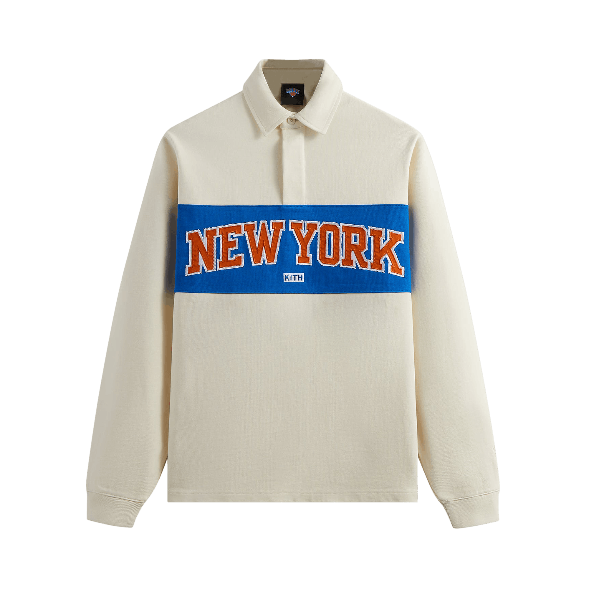 Kith For The New York Knicks Long-Sleeve Rugby Shirt 'Silk'