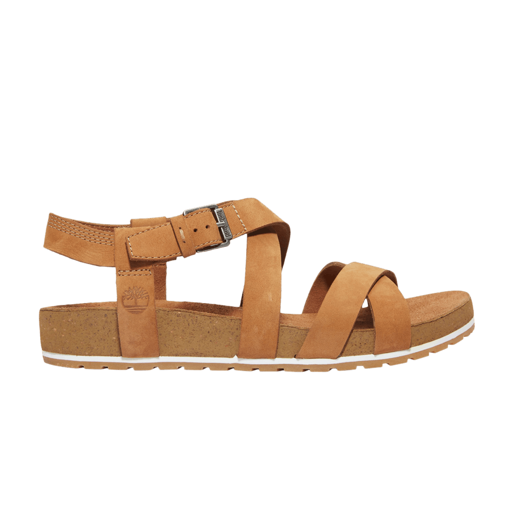 Timberland Wmns Malibu Waves Ankle-Strap Sandal 'Saddle Brown'