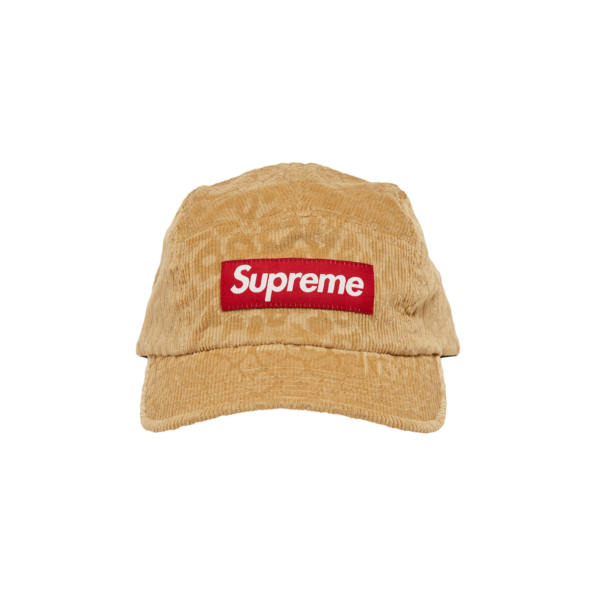 Supreme Leopard Corduroy Camp Cap 'Beige'
