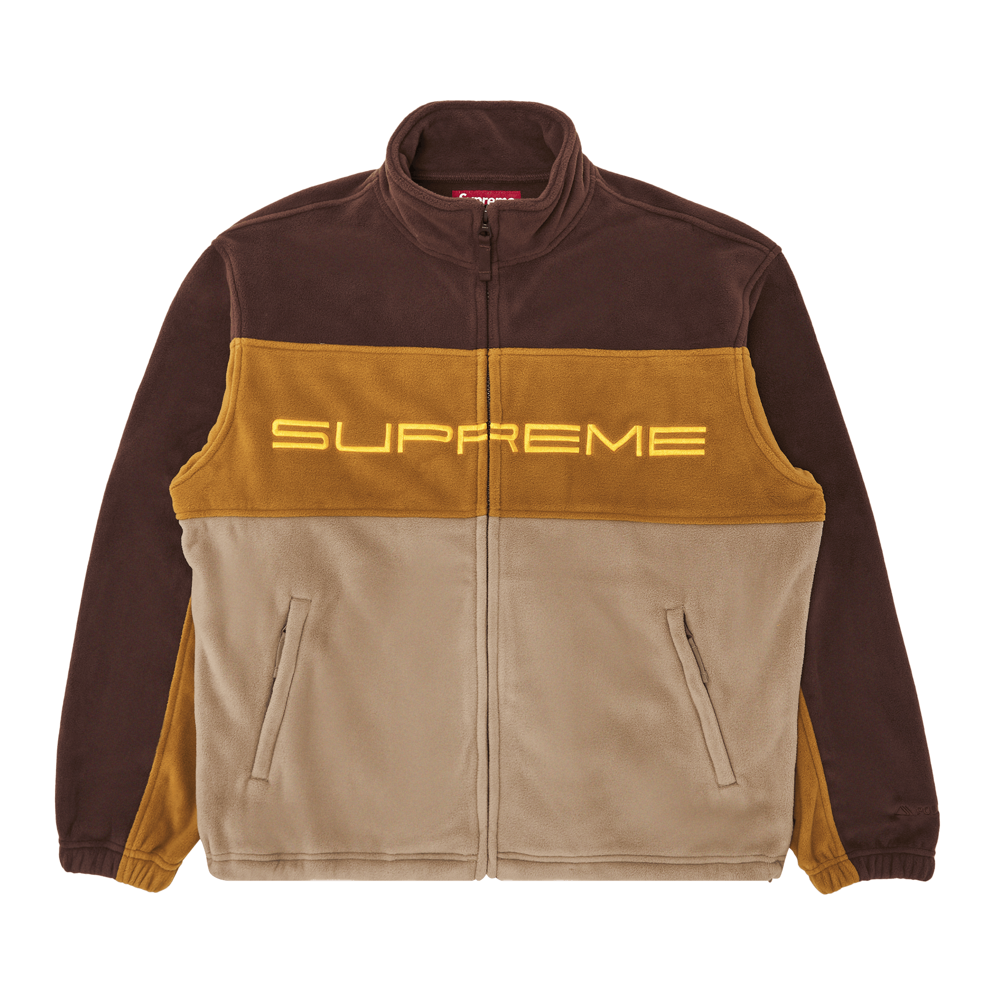 Supreme Polartec Zip Jacket 'Brown'