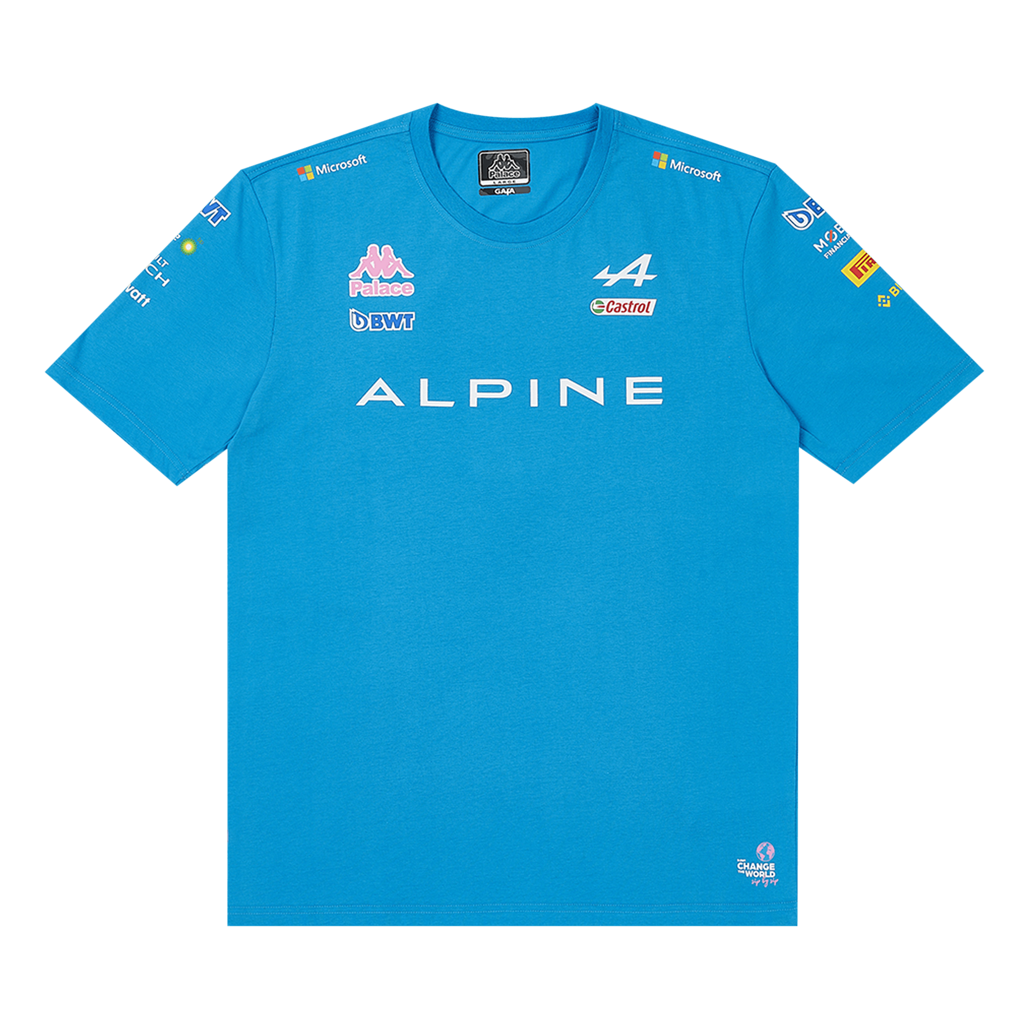 Palace x Kappa For Alpine T-Shirt 'Blue'