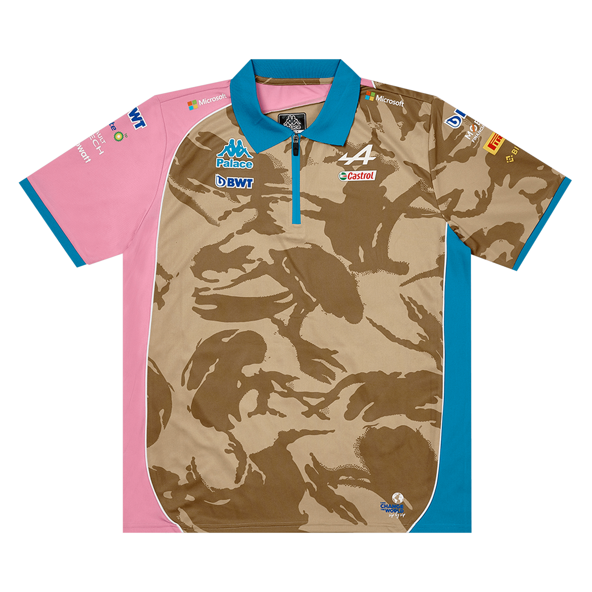 Palace x Kappa For Alpine Tech Polo 'Desert Camo'