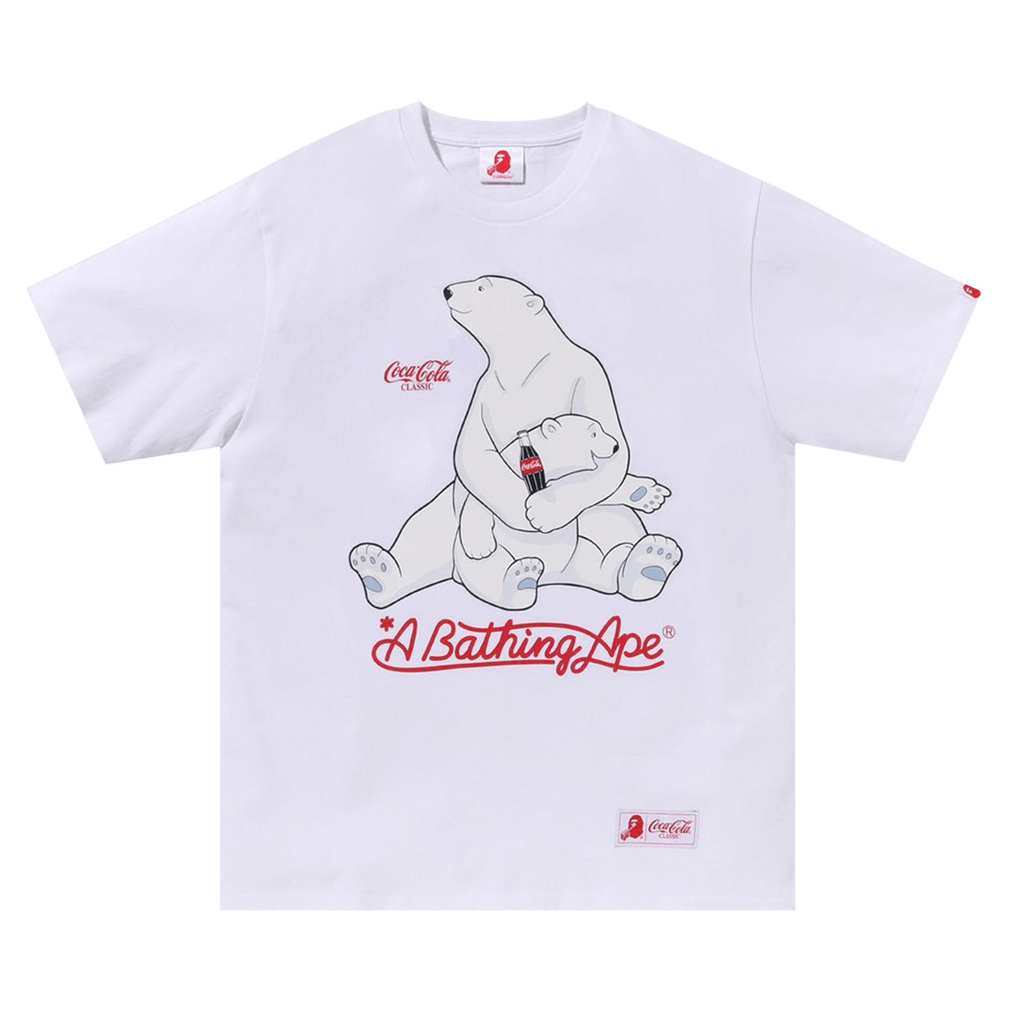 BAPE x Coca-Cola Polar Bear Tee 'White'